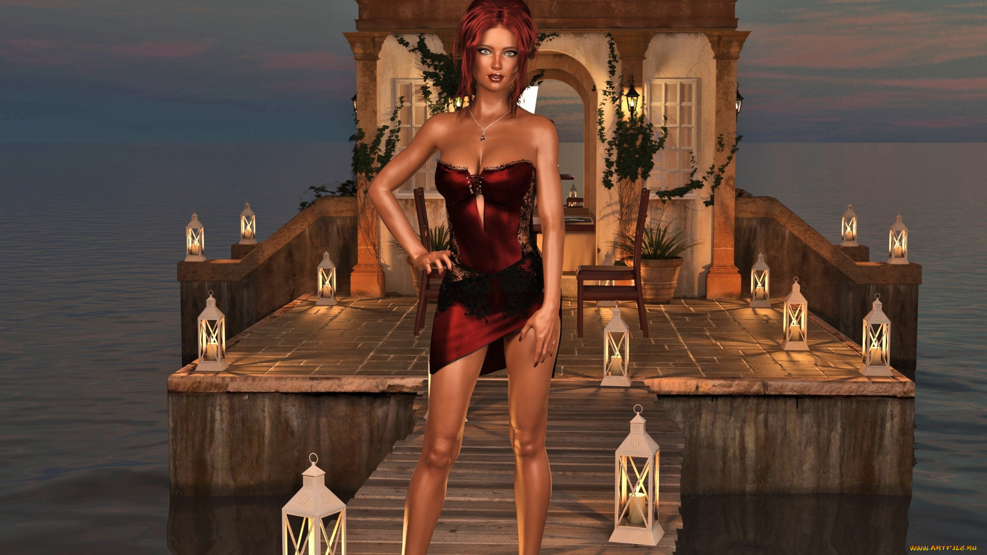 3д, графика, люди, , people, девушка, фон, взгляд