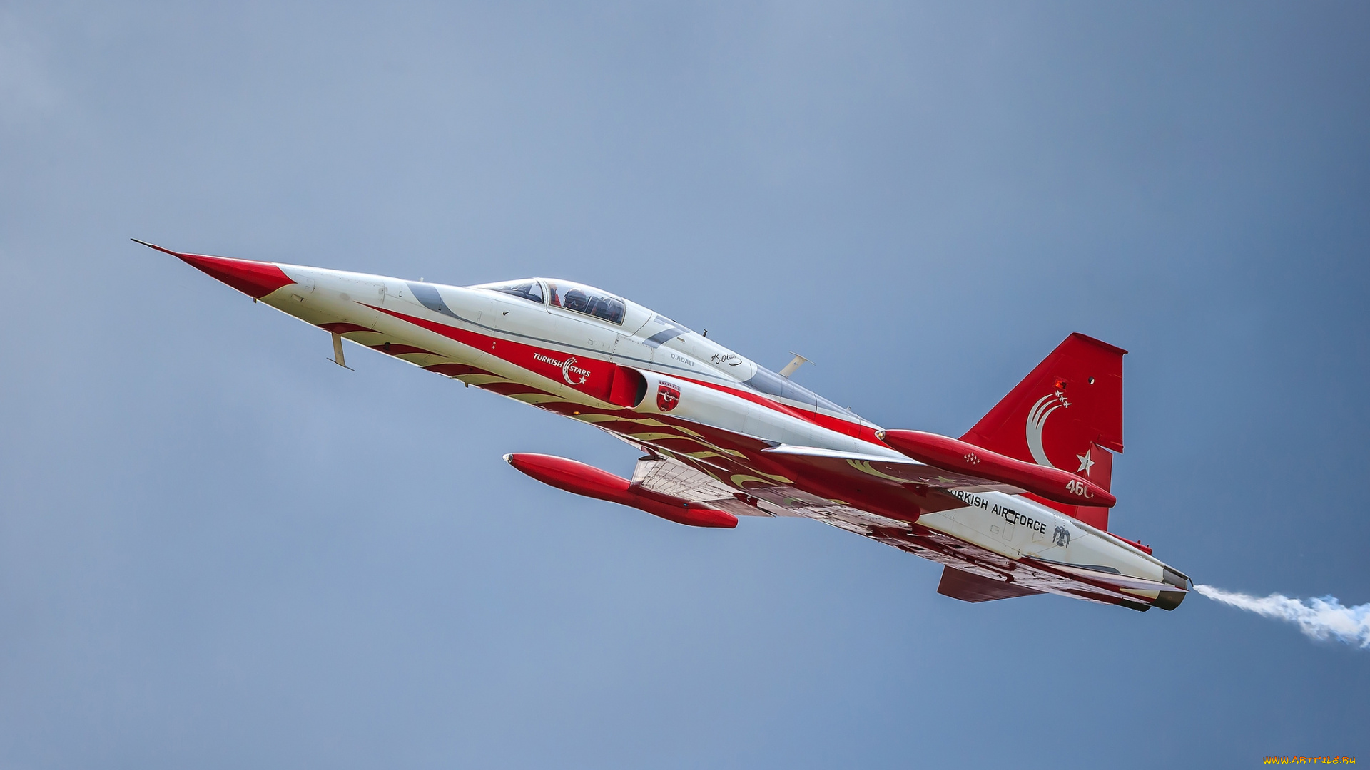 nf-5a, freedom, fighter, , aerobatic, team, turkish, stars, авиация, боевые, самолёты, ввс