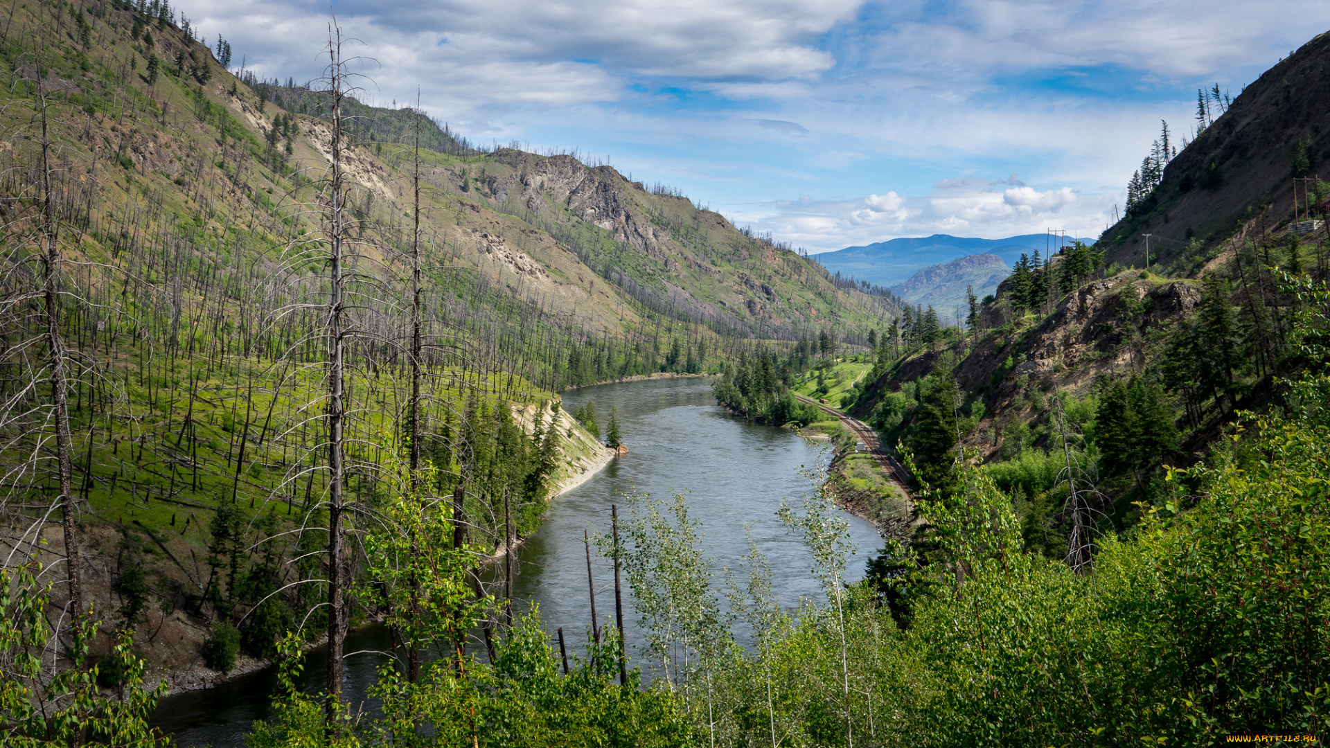 природа, реки, озера, простор