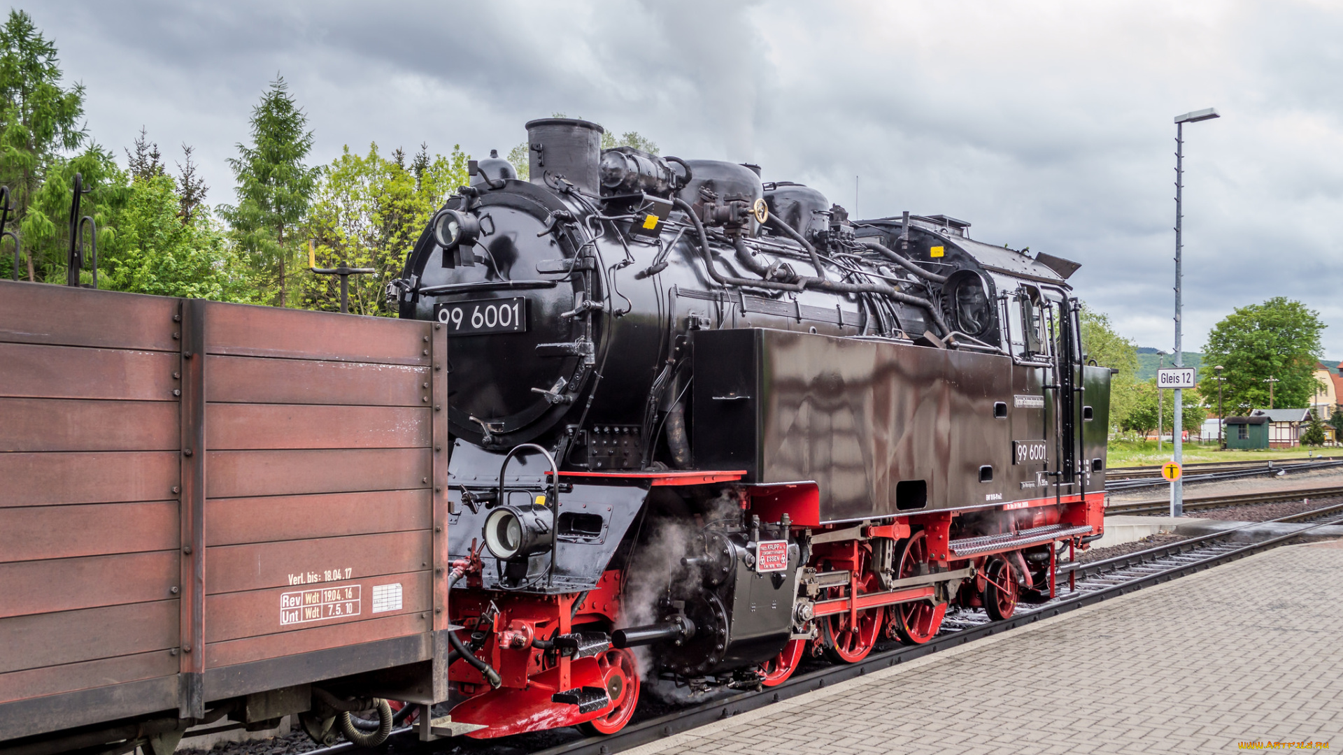 техника, паровозы, состав, локомотив