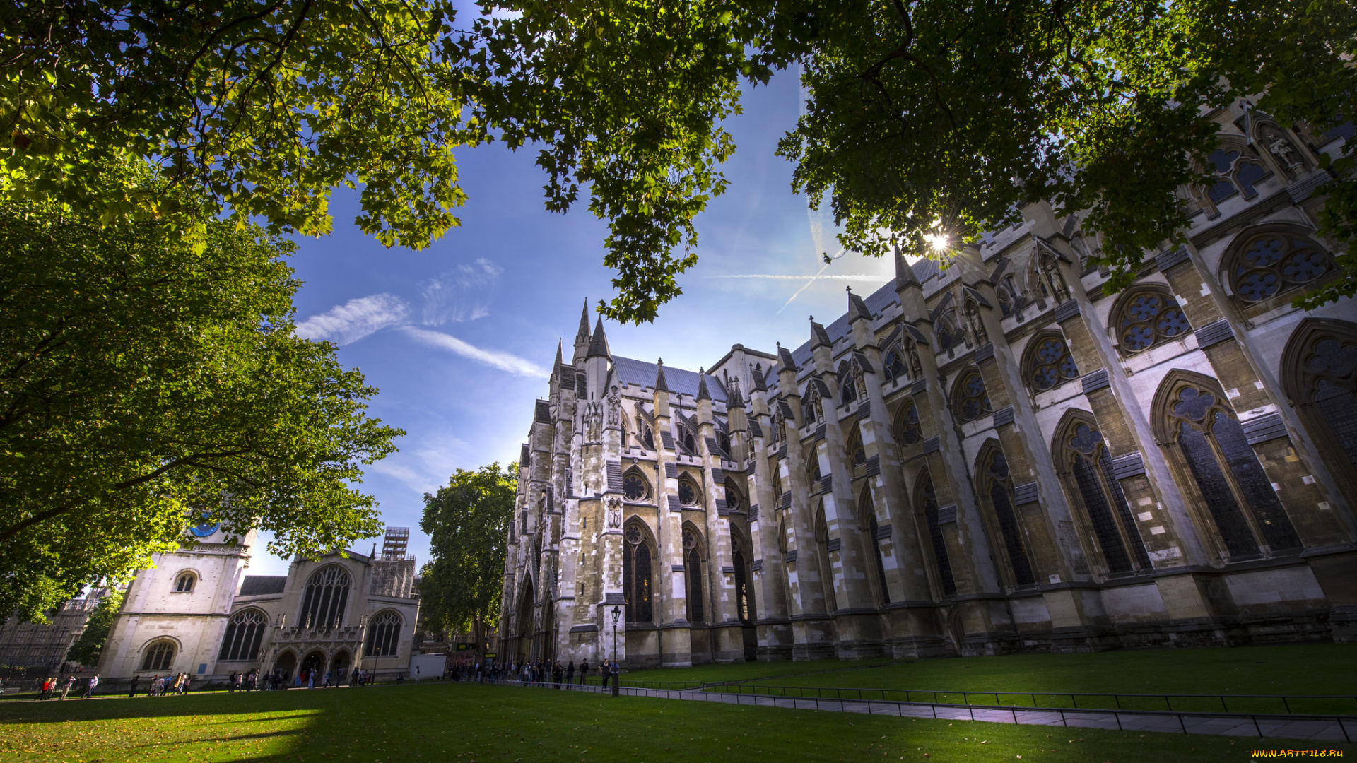 westminster, abbey, -, london, города, лондон, , великобритания, простор