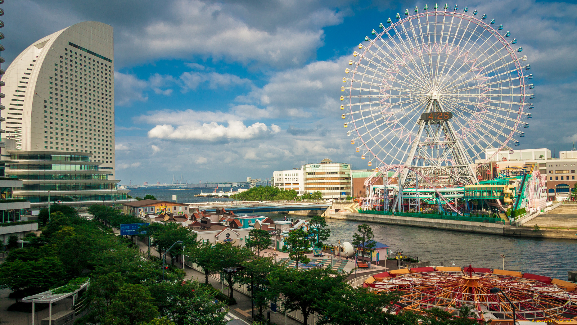 yokohama, города, йокогама, , Япония, простор