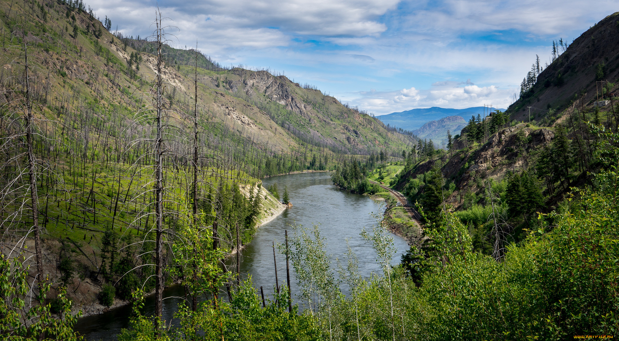 природа, реки, озера, простор