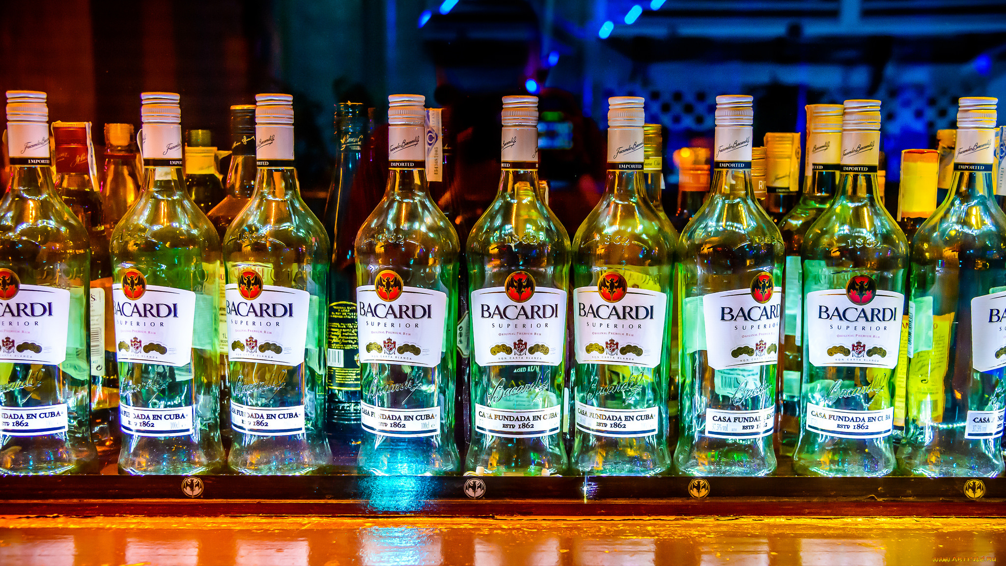 бренды, bacardi, алкоголь