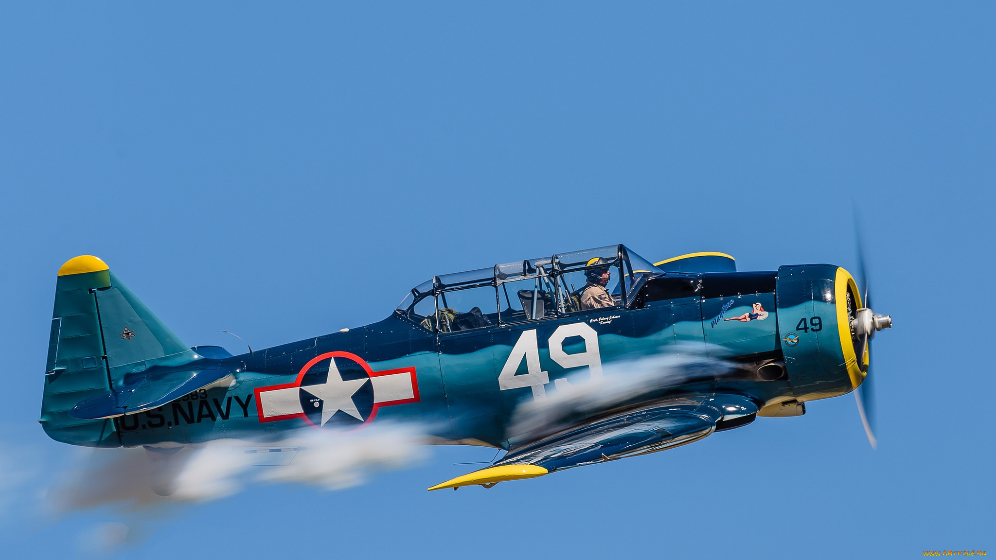 north, american, t-6g, авиация, боевые, самолёты, ввс