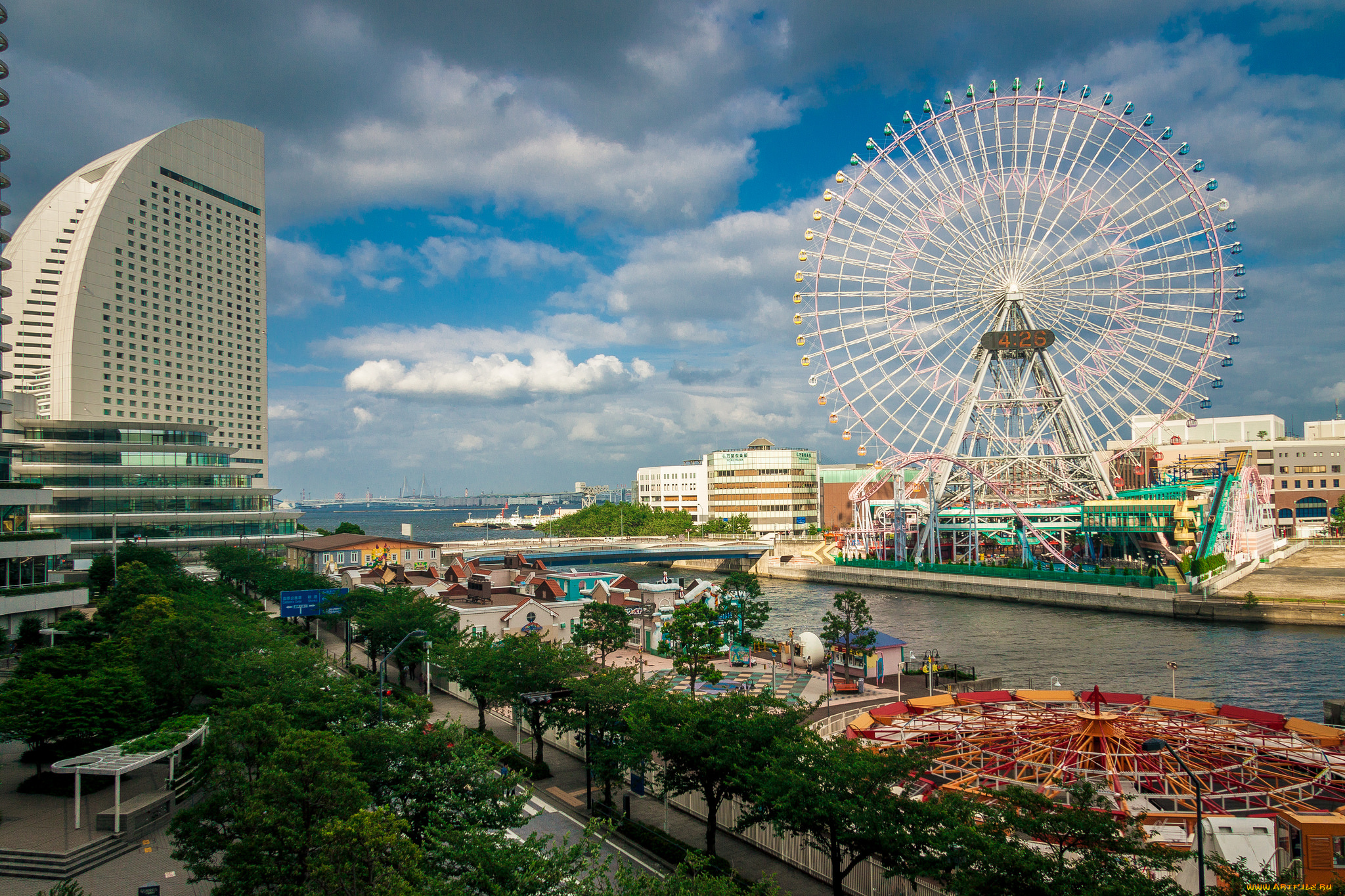 yokohama, города, йокогама, , Япония, простор