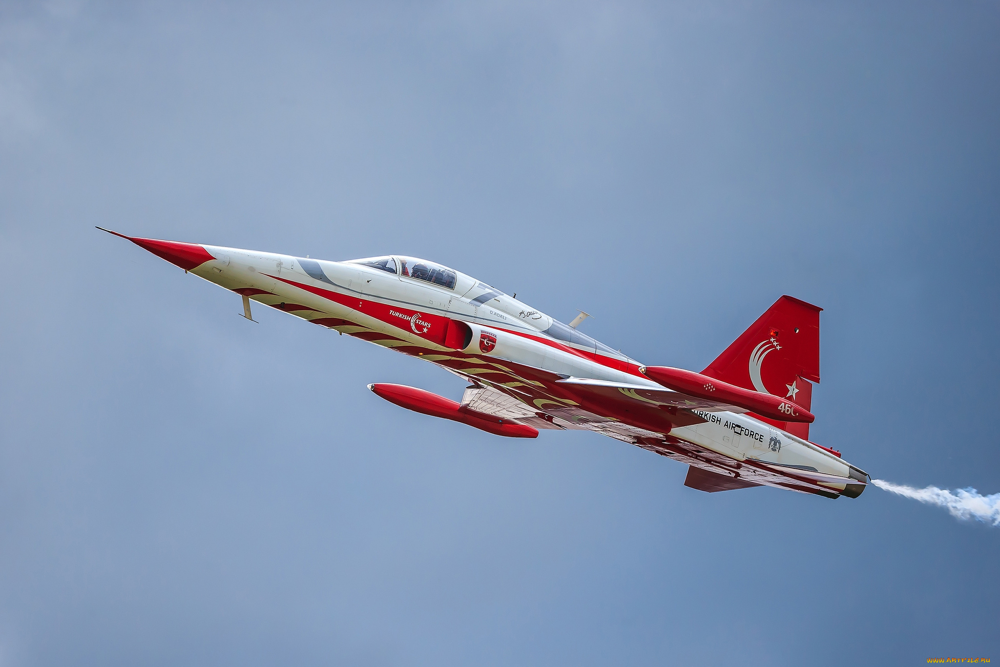 nf-5a, freedom, fighter, , aerobatic, team, turkish, stars, авиация, боевые, самолёты, ввс