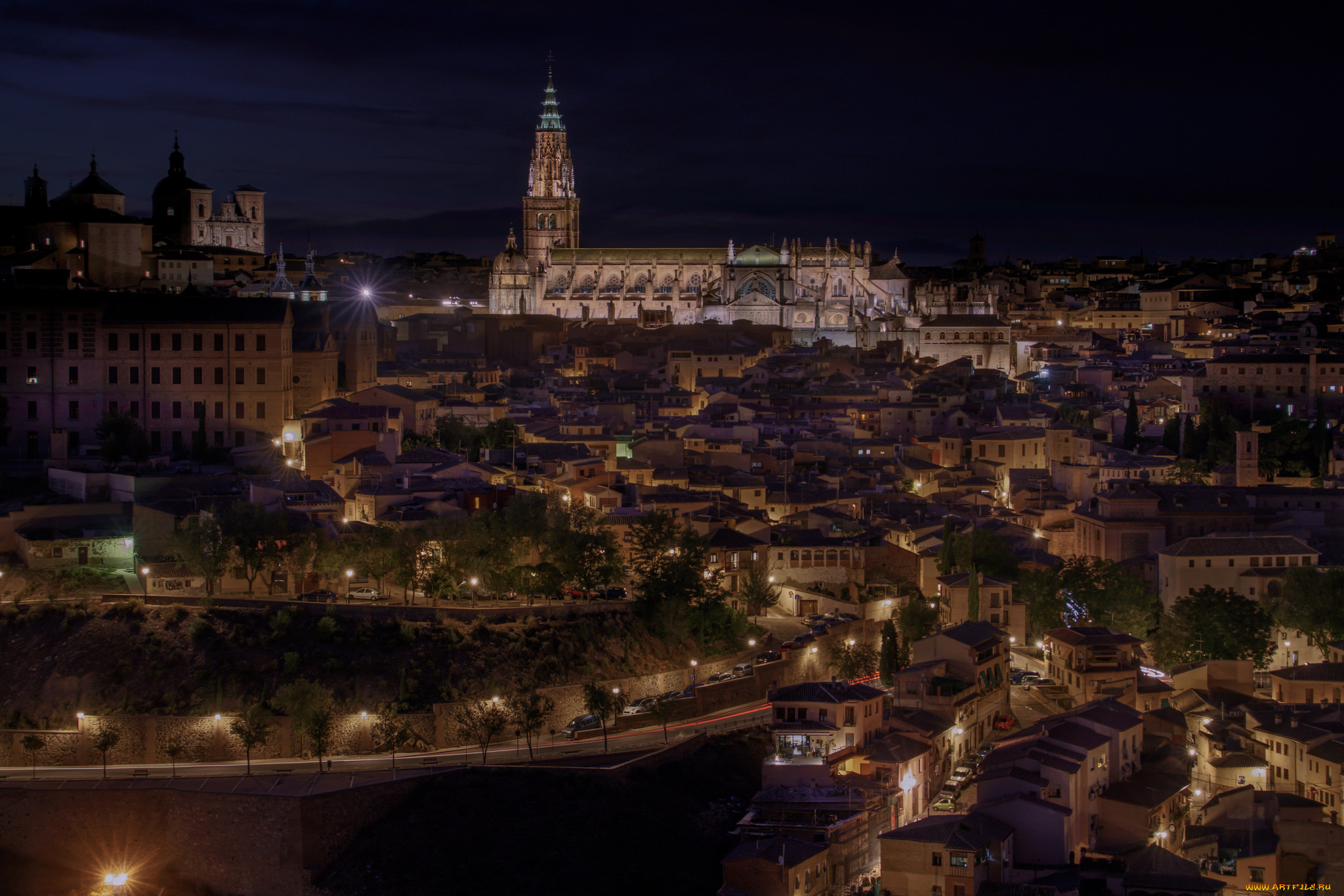 toledo, города, толедо, , испания, простор