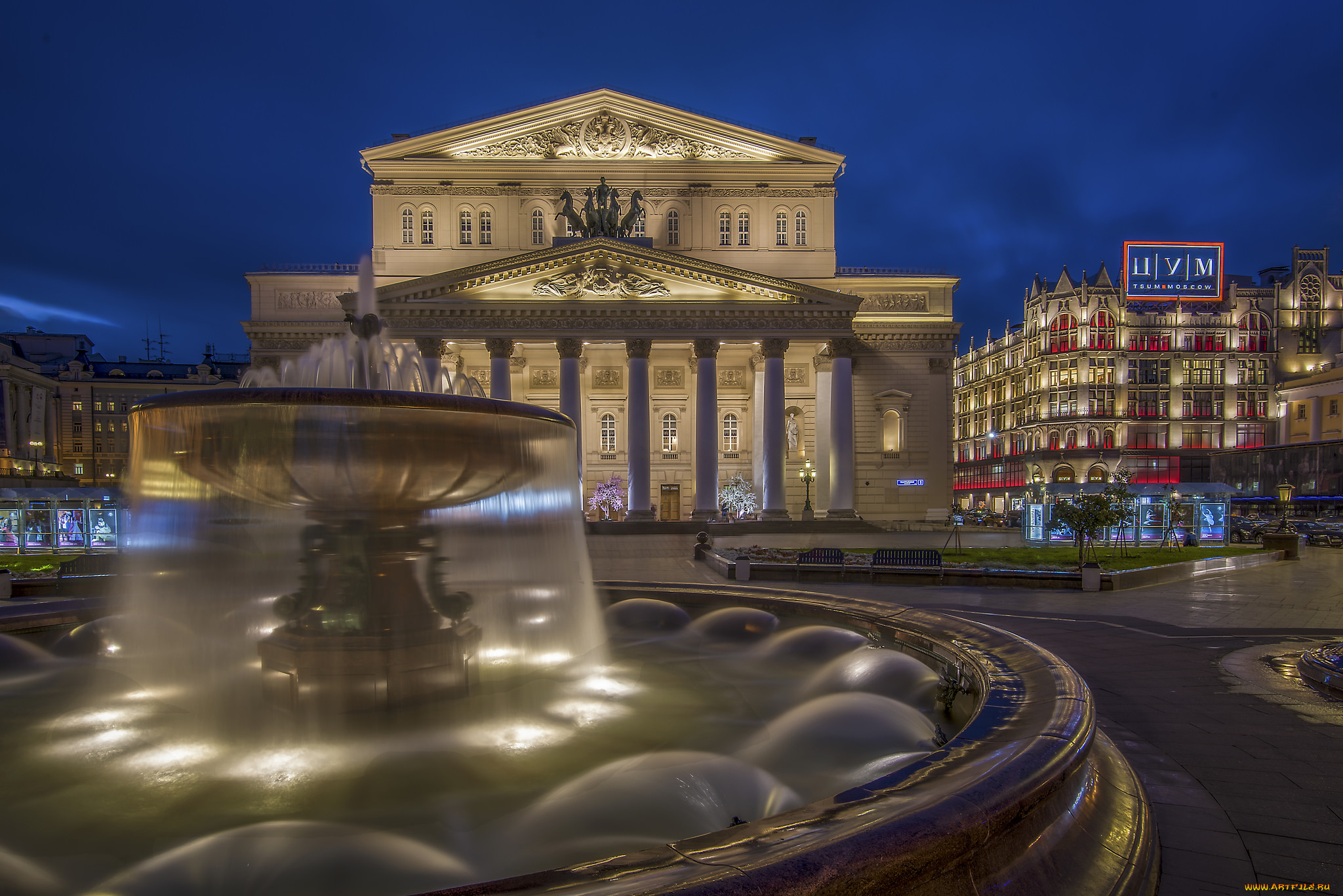 bolshoi, theatre, города, москва, , россия, театр, площадь