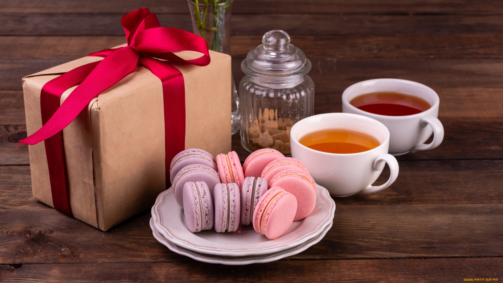 еда, макаруны, лакомство, печенье