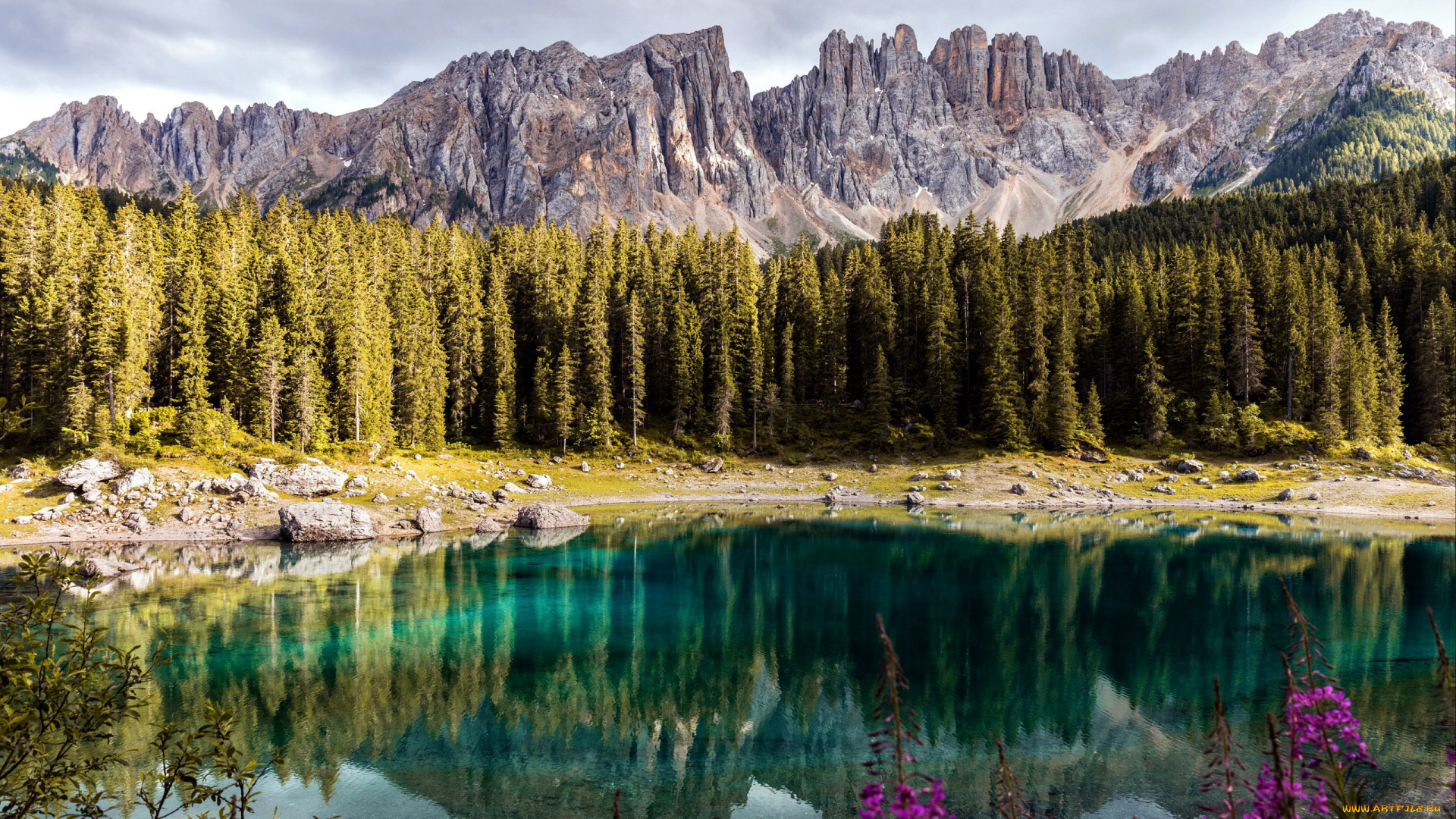 природа, реки, озера, отражение, река, горы