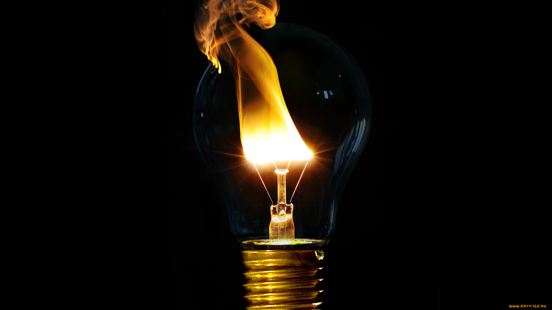 разное, компьютерный, дизайн, огонь, лампочка