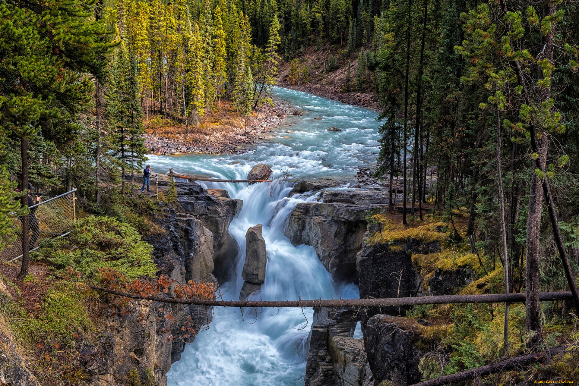 природа, водопады, простор