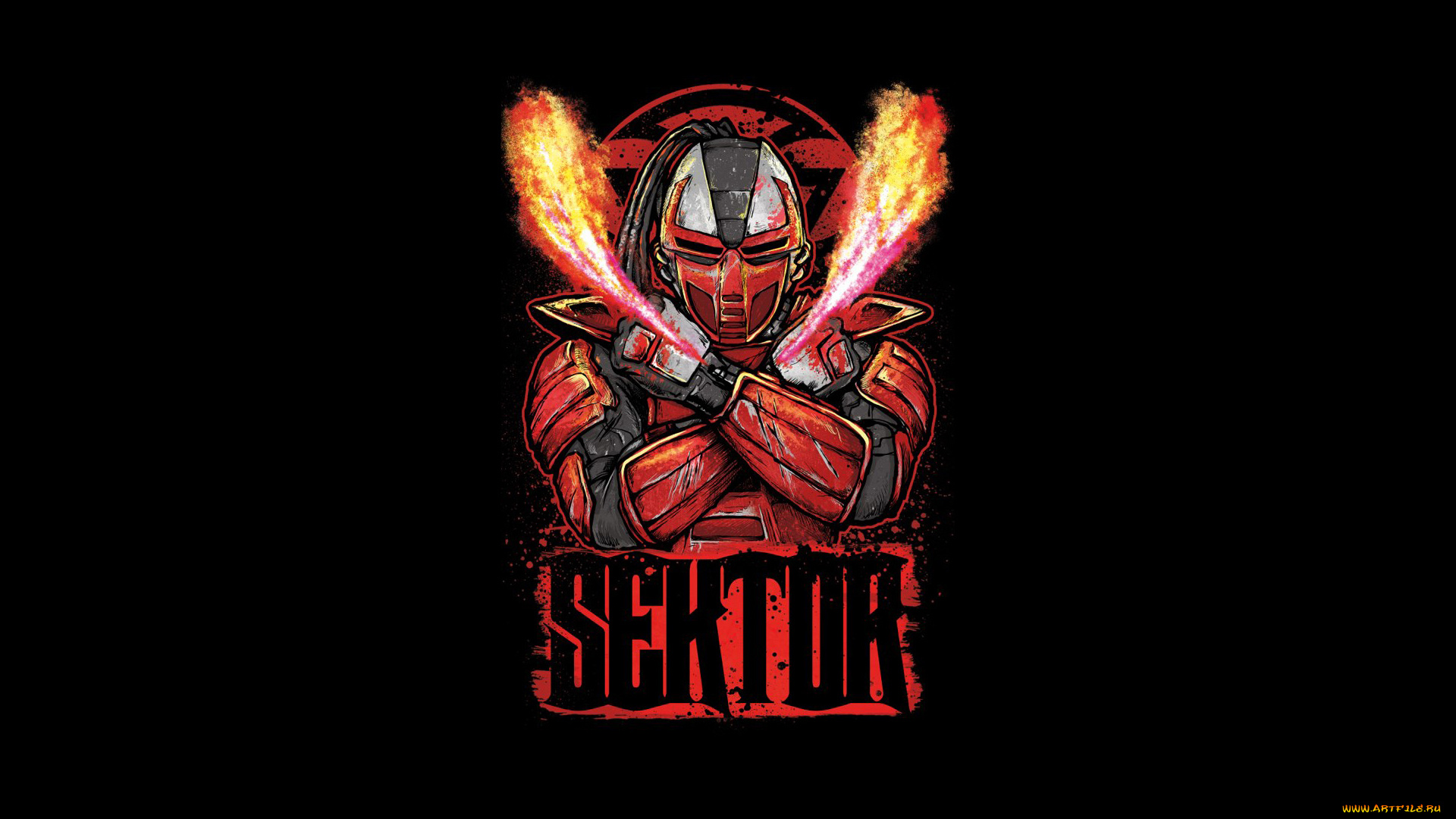 видео, игры, mortal, kombat, sektor