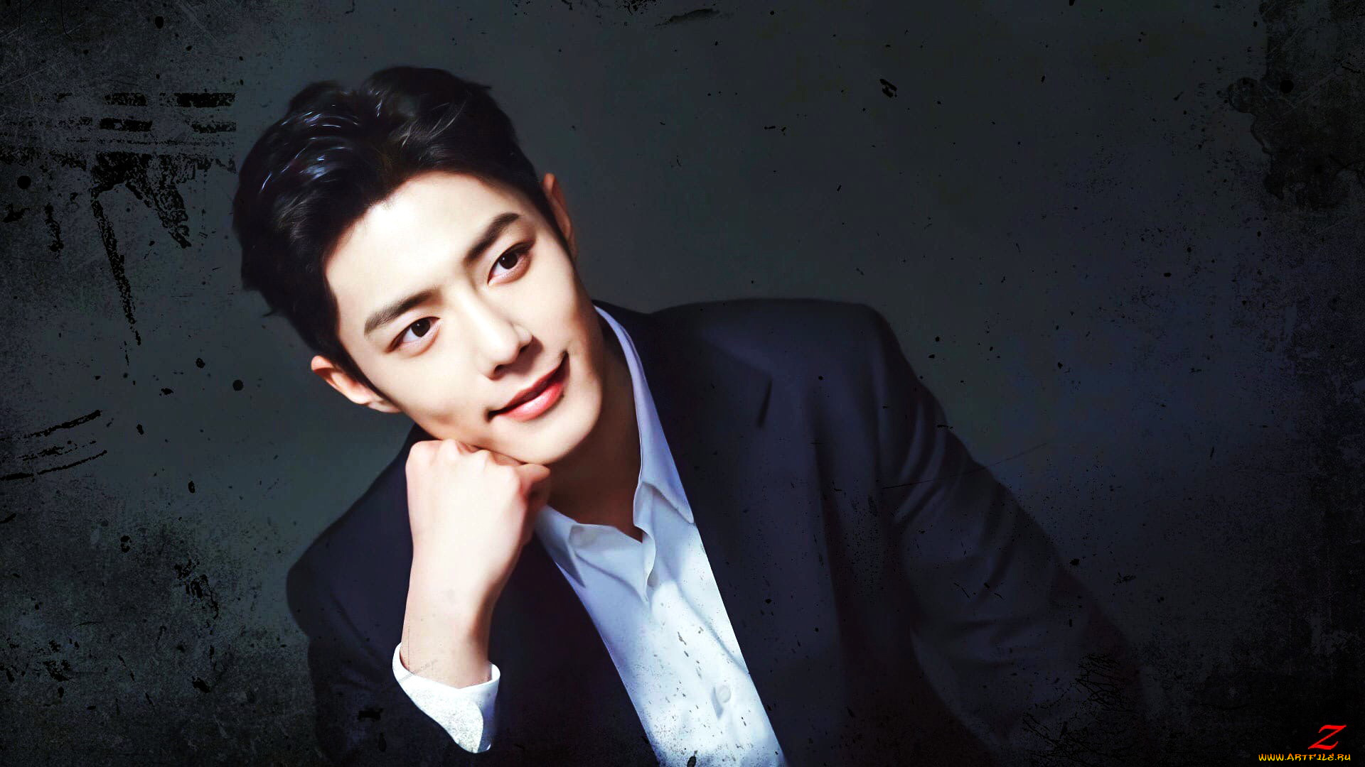 мужчины, xiao, zhan, актер, пиджак