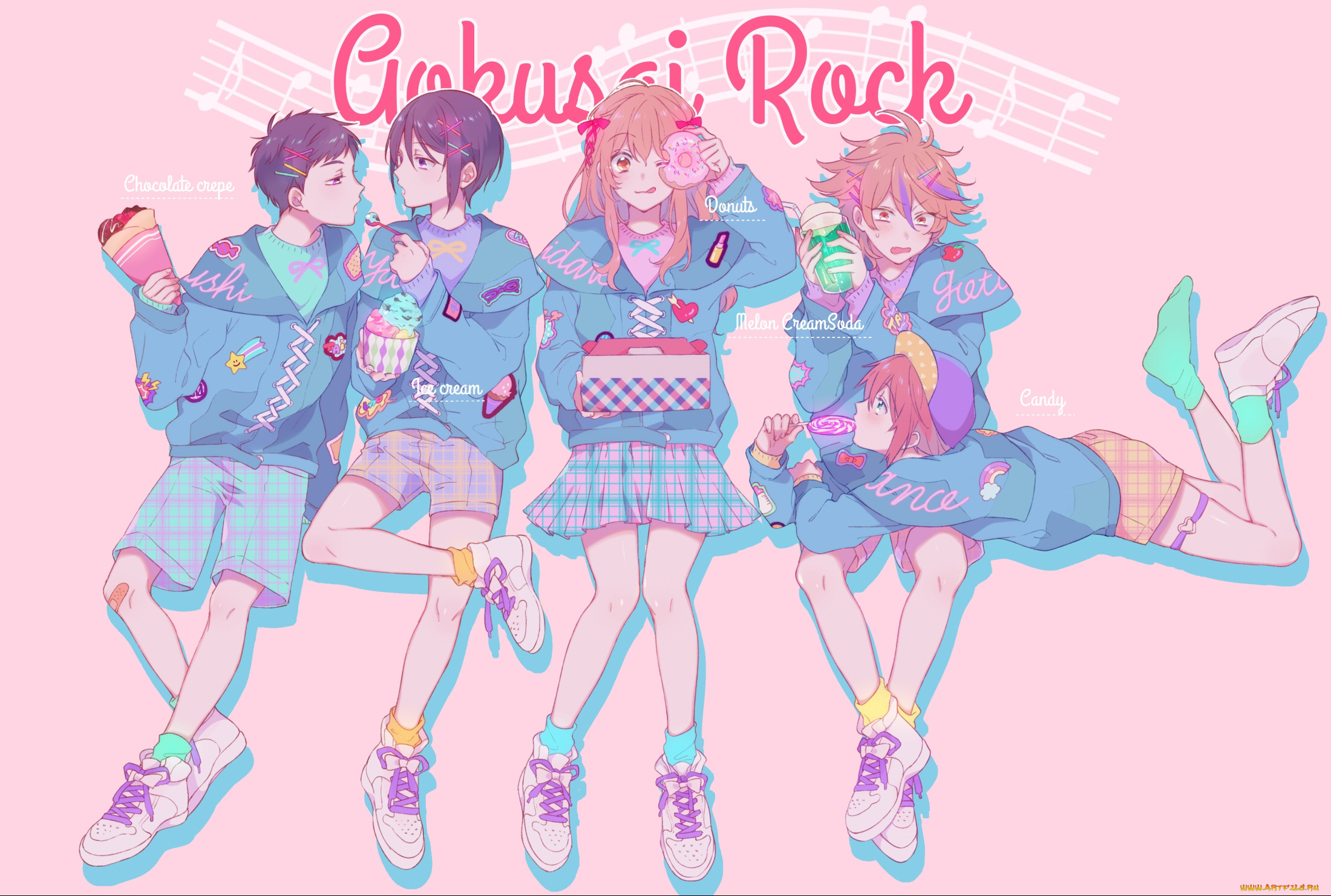 аниме, touken, ranbu, танец, мечей