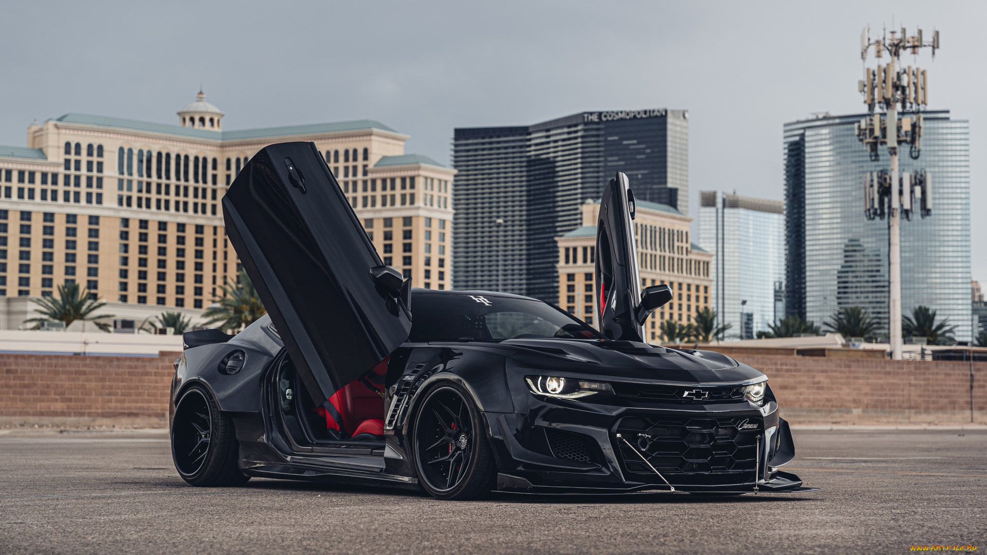 автомобили, chevrolet, camaro, black, muscle, car, open, doors