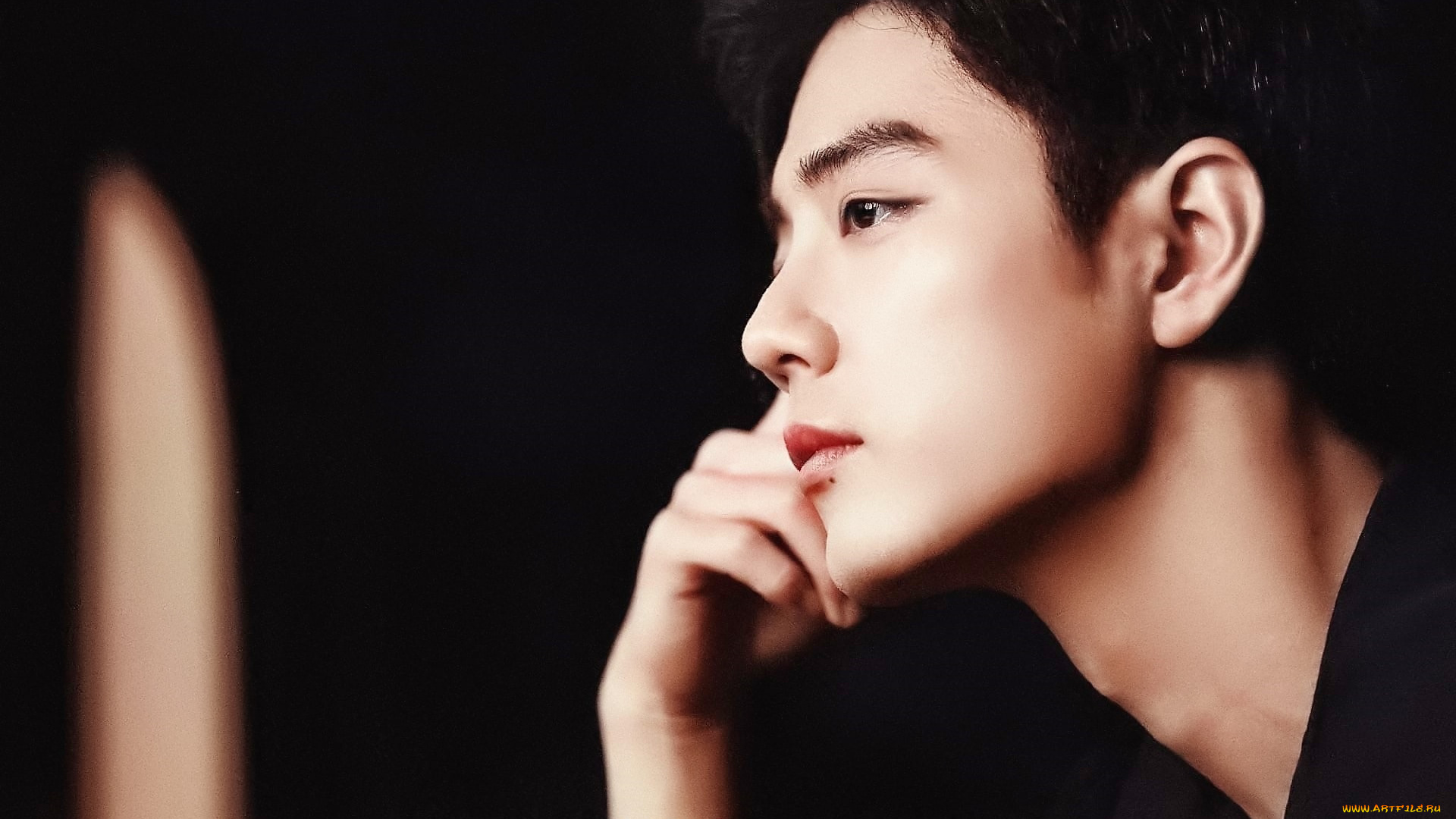 мужчины, xiao, zhan, актер, лицо