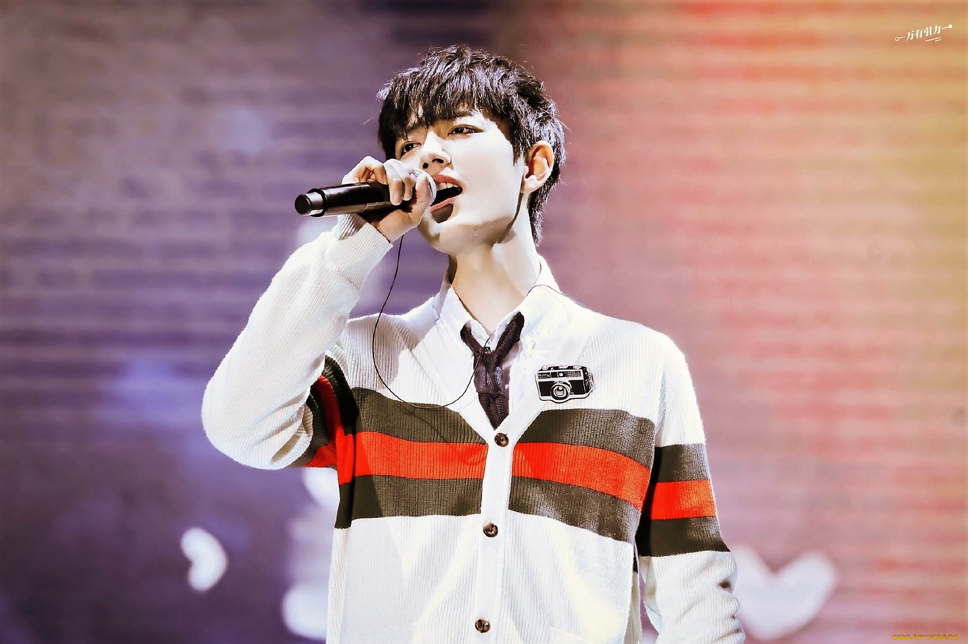 мужчины, xiao, zhan, актер, кофта, микрофон