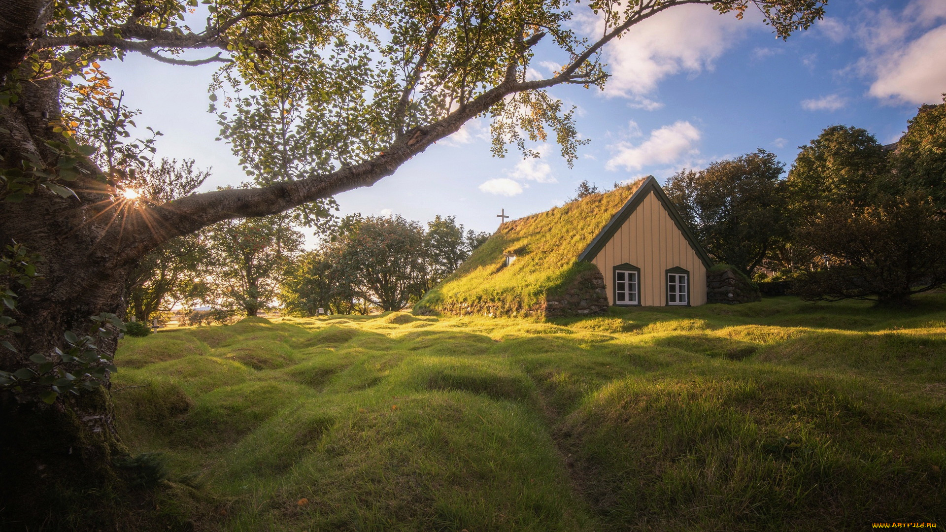 hofskirkja, church, iceland, города, -, католические, соборы, , костелы, , аббатства, hofskirkja, church