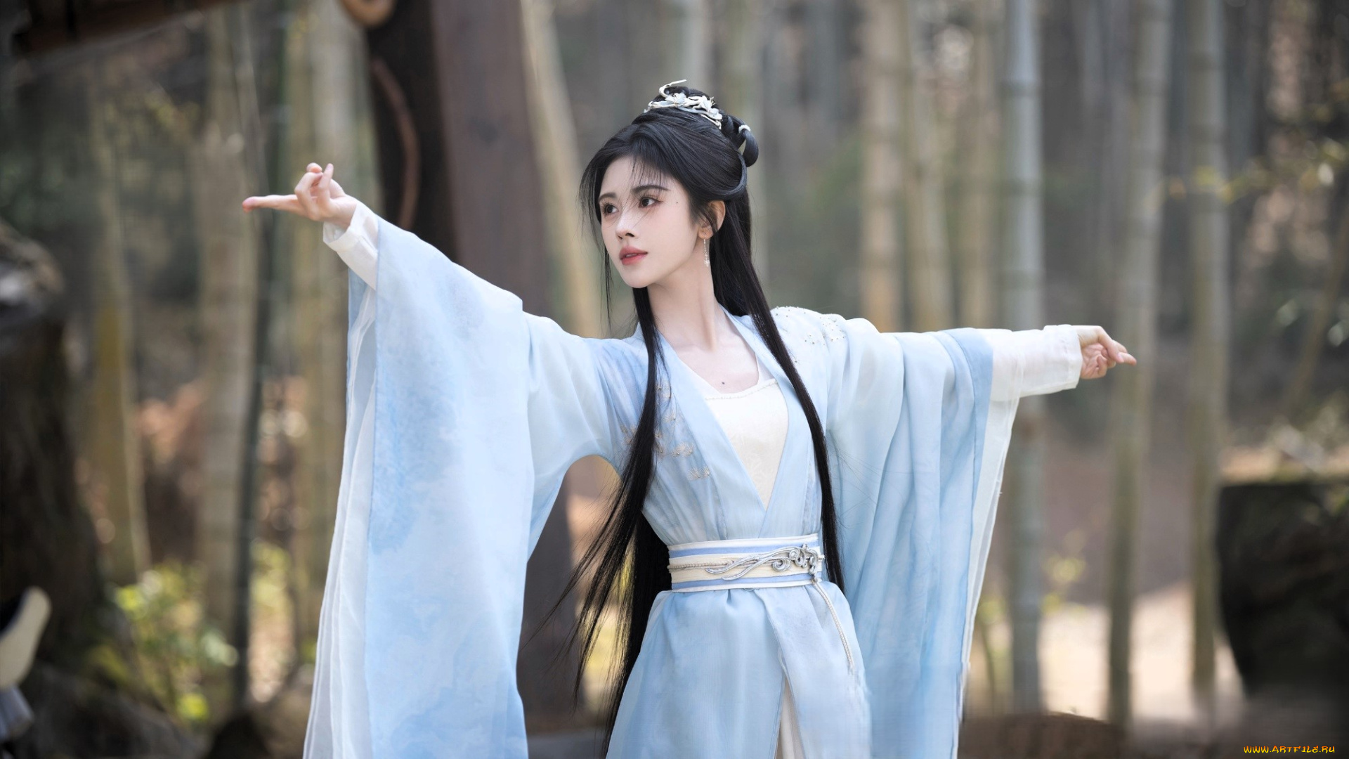 the, eternal, fragrance, кино, фильмы, девушка, танец, лес, бамбук