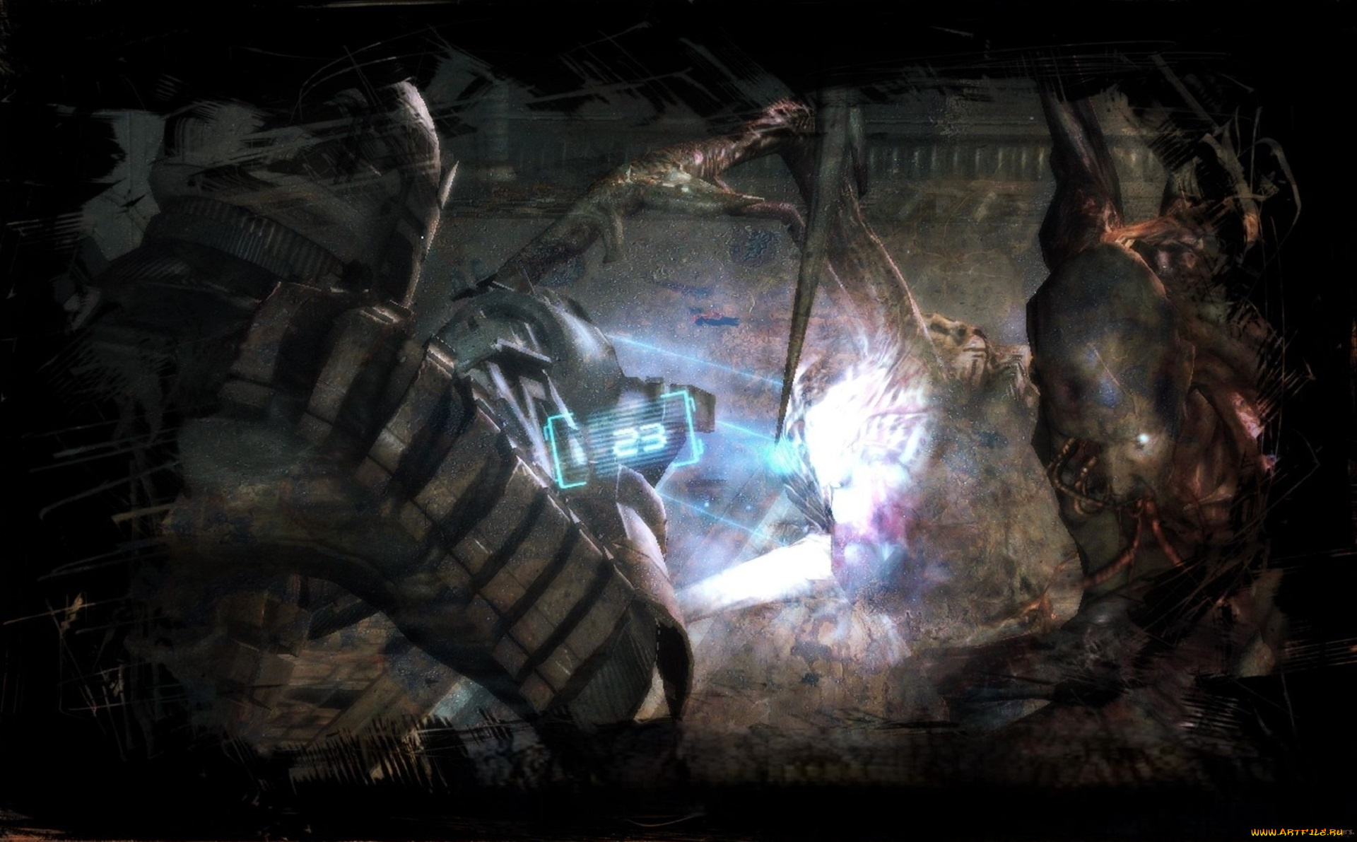 видео, игры, dead, space, персонаж, оружие, монстры