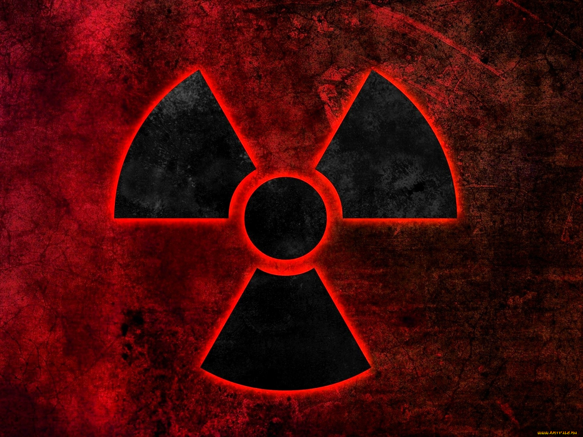 3д, графика, другое, , other, знак, радиация