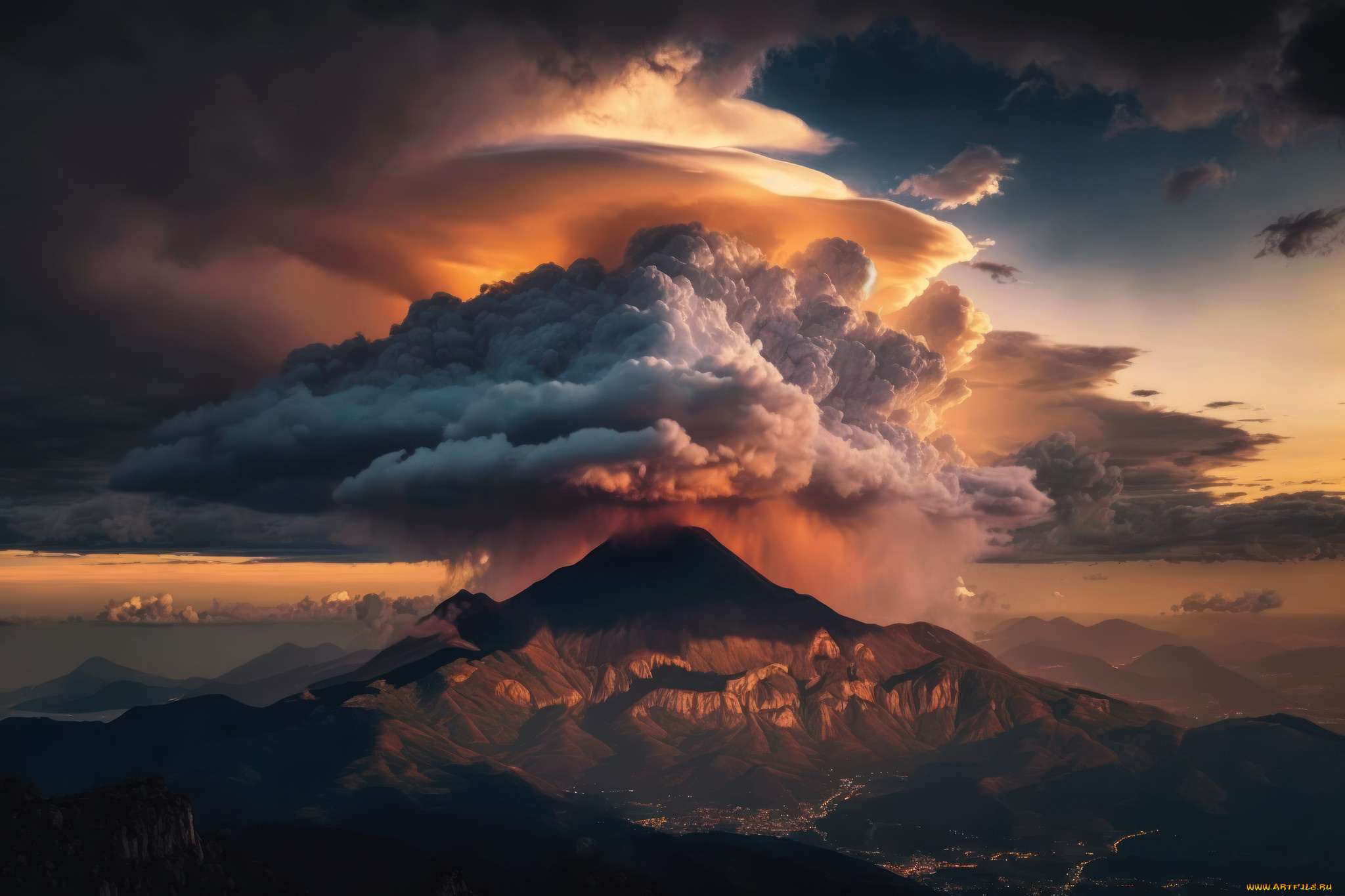 3д, графика, природа, , nature, пейзаж