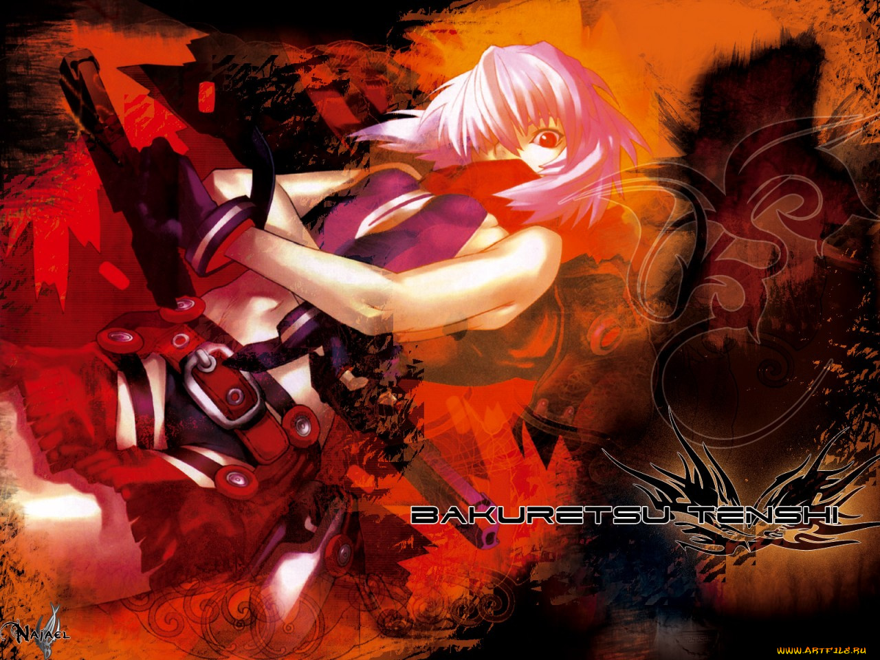аниме, bakuretsu, tenshi