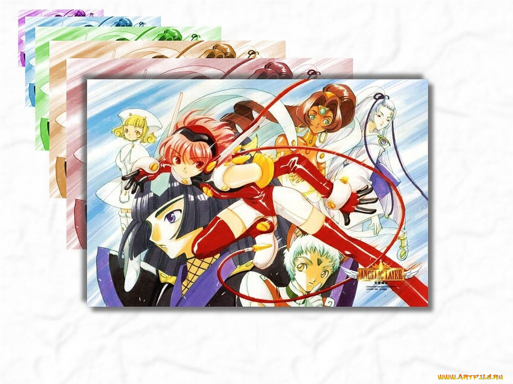 аниме, angelic, layer