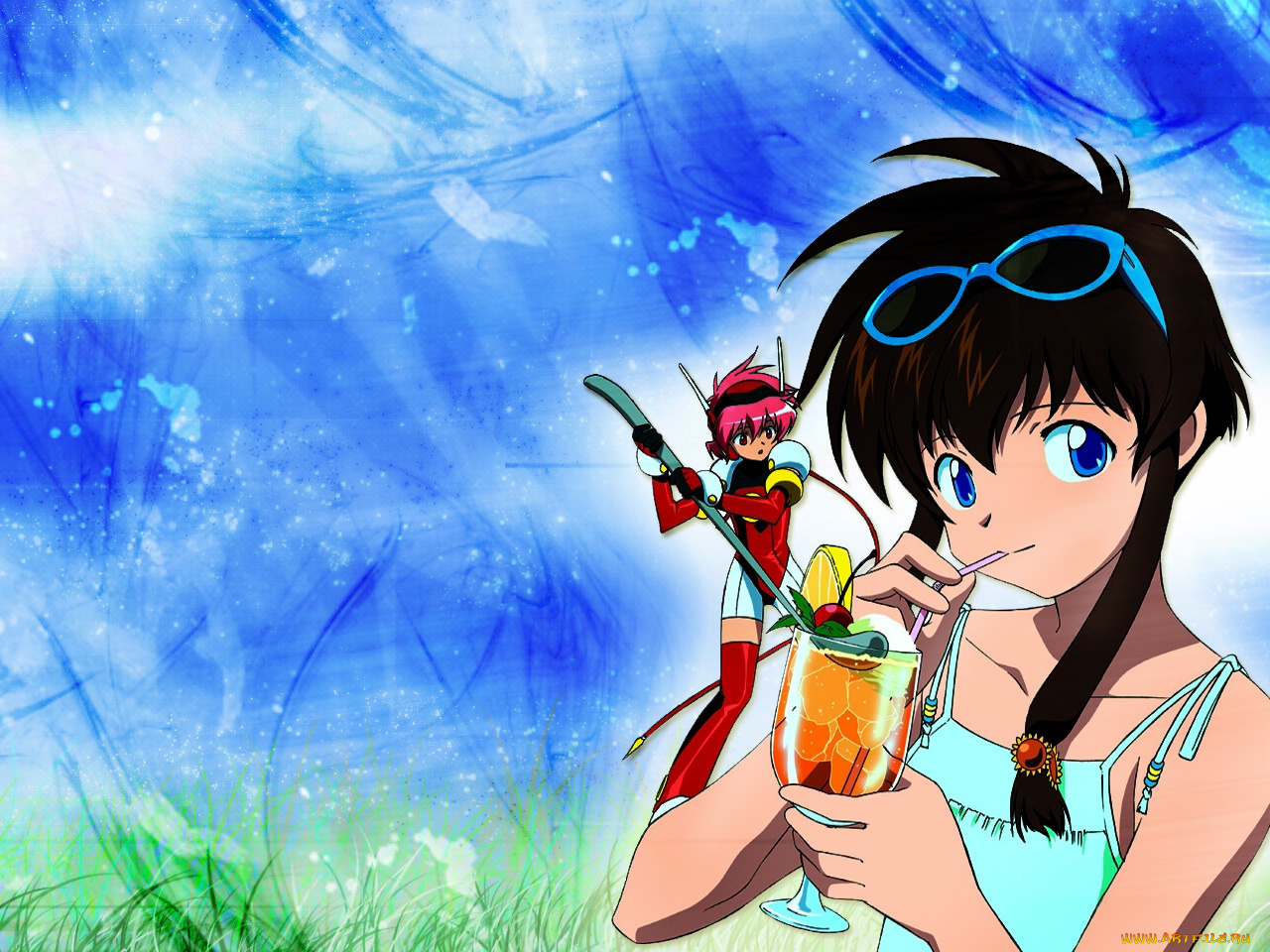 аниме, angelic, layer