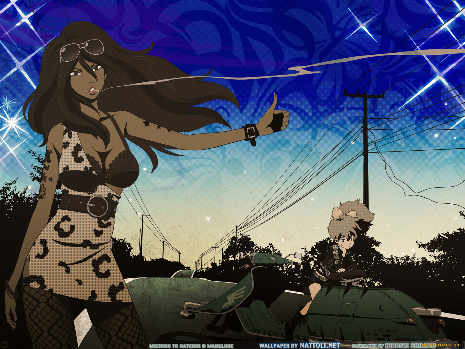 аниме, michiko, to, hatchin
