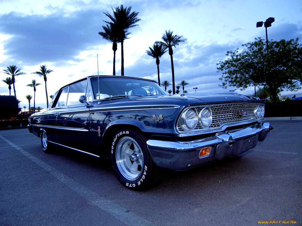 1963, ford, galaxie, автомобили, выставки, уличные, фото