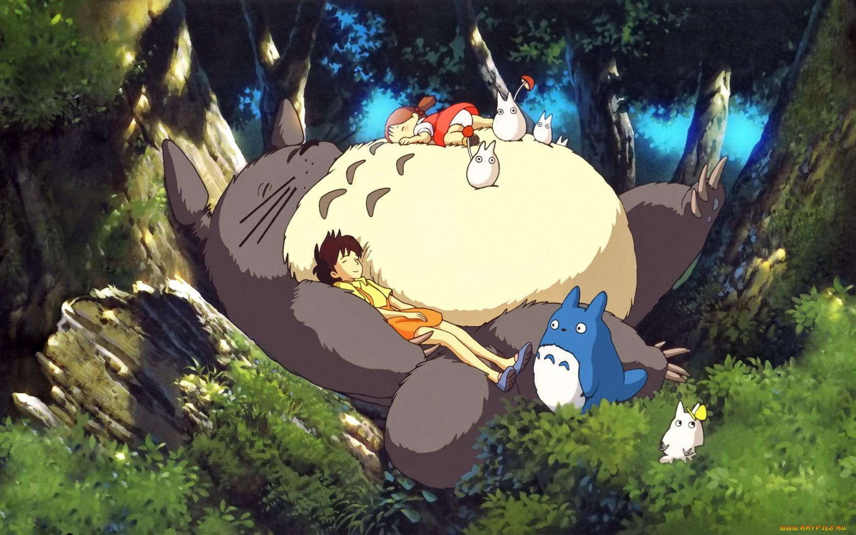 аниме, my, neighbor, totoro