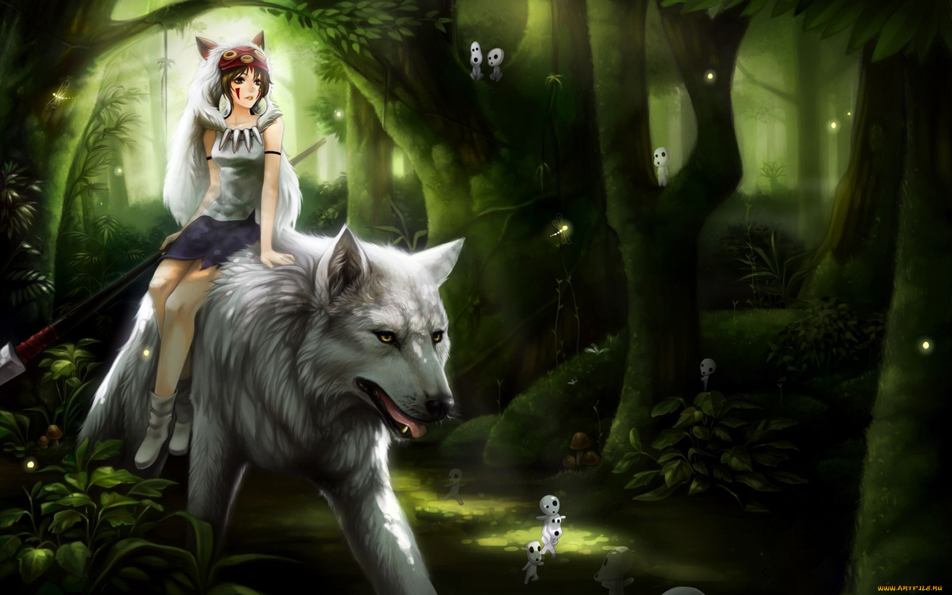 mononoke, hime, аниме