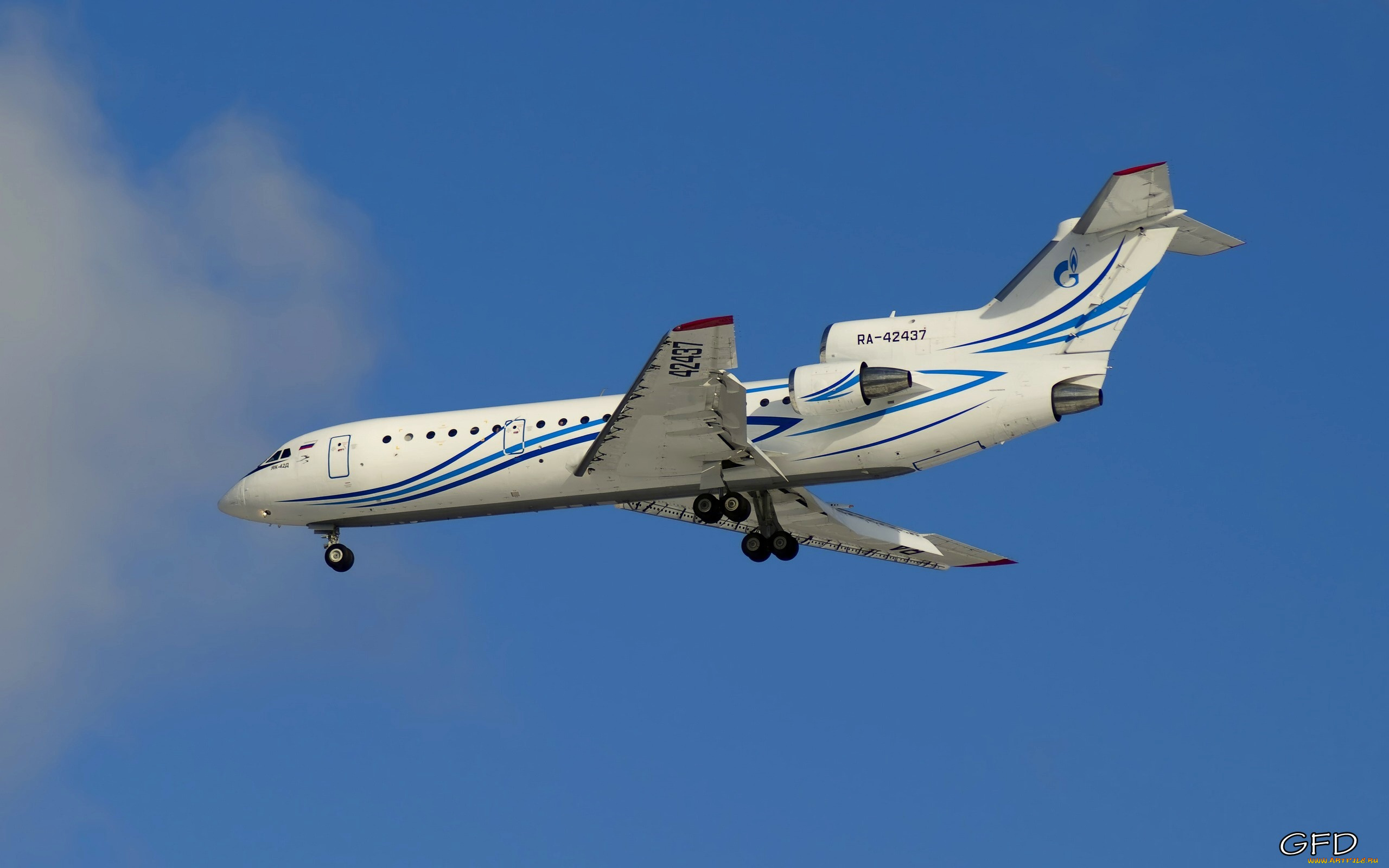 газпромавиа, Як, 42д, авиация, пассажирские, самолёты