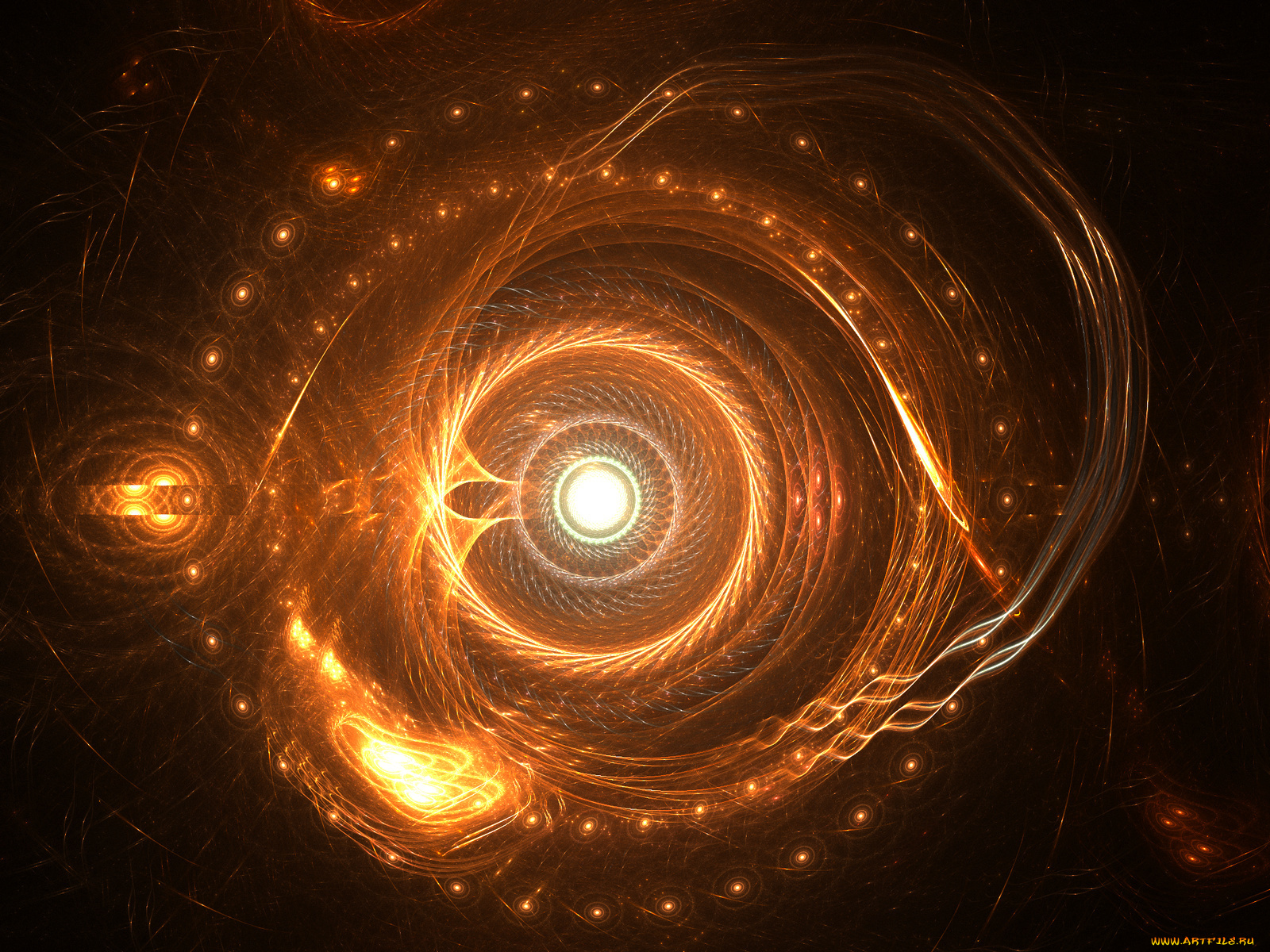 3д, графика, fractal, фракталы, узор, цвета, фон