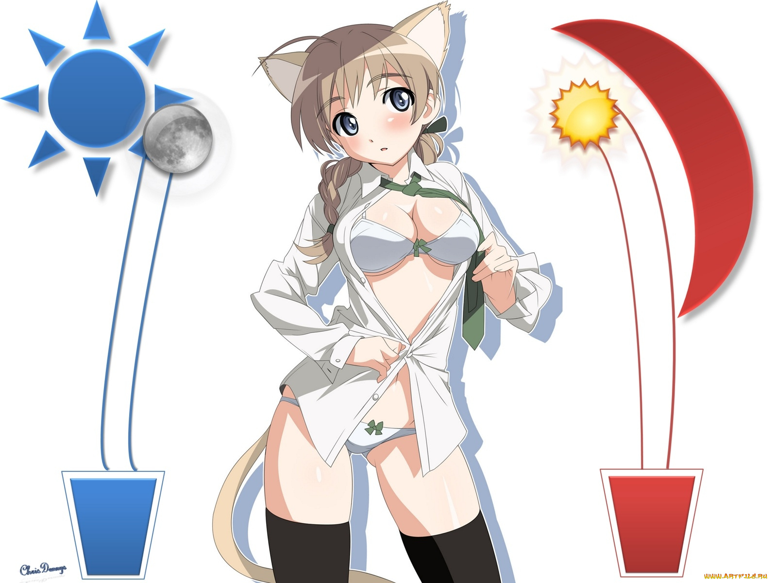 аниме, strike, witches