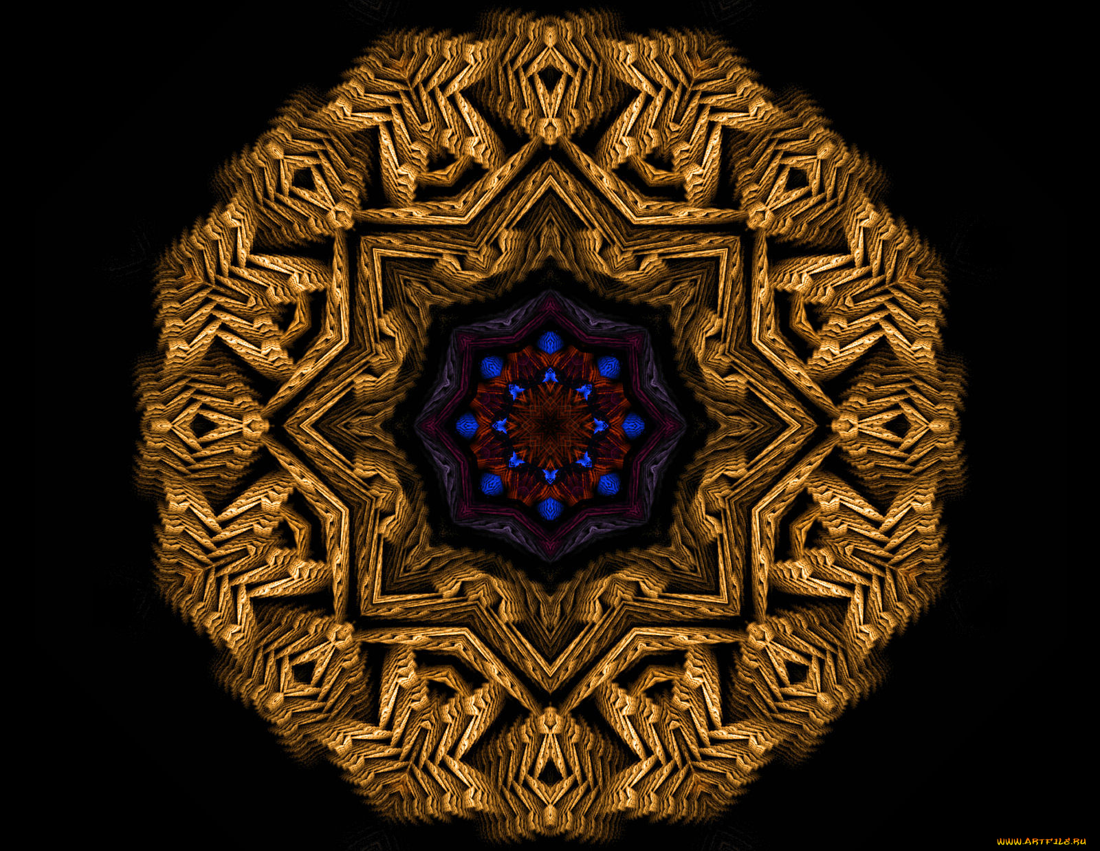 3д, графика, fractal, фракталы, узор, цвета, фон