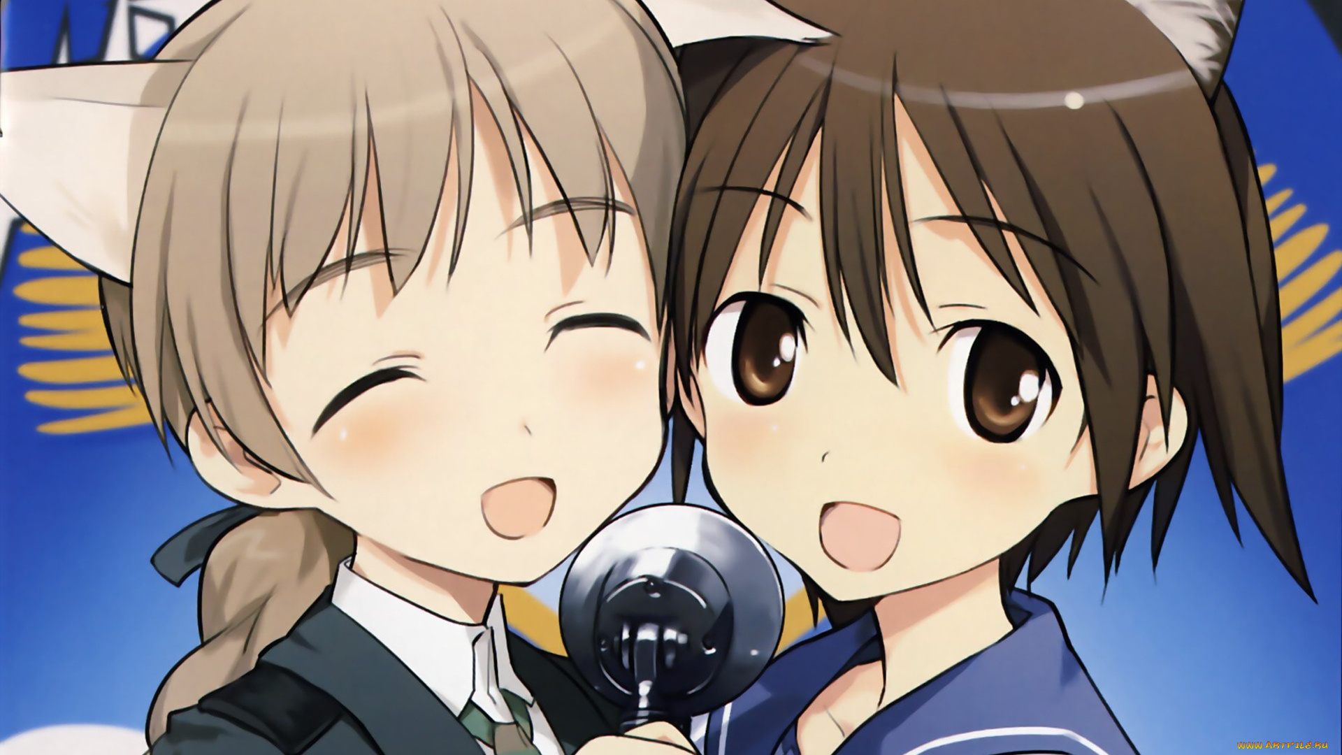 аниме, strike, witches