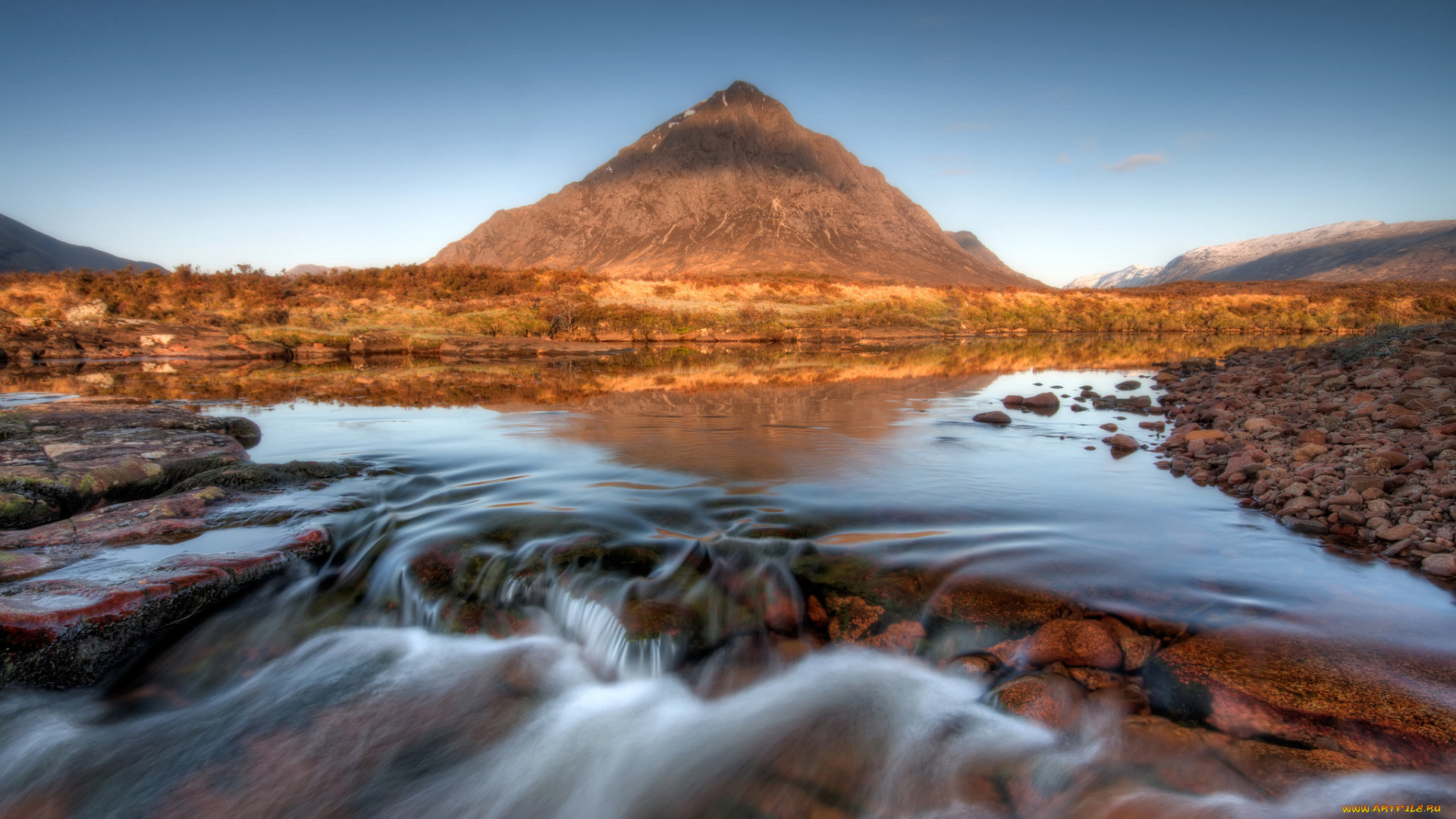 природа, реки, озера, гора, река