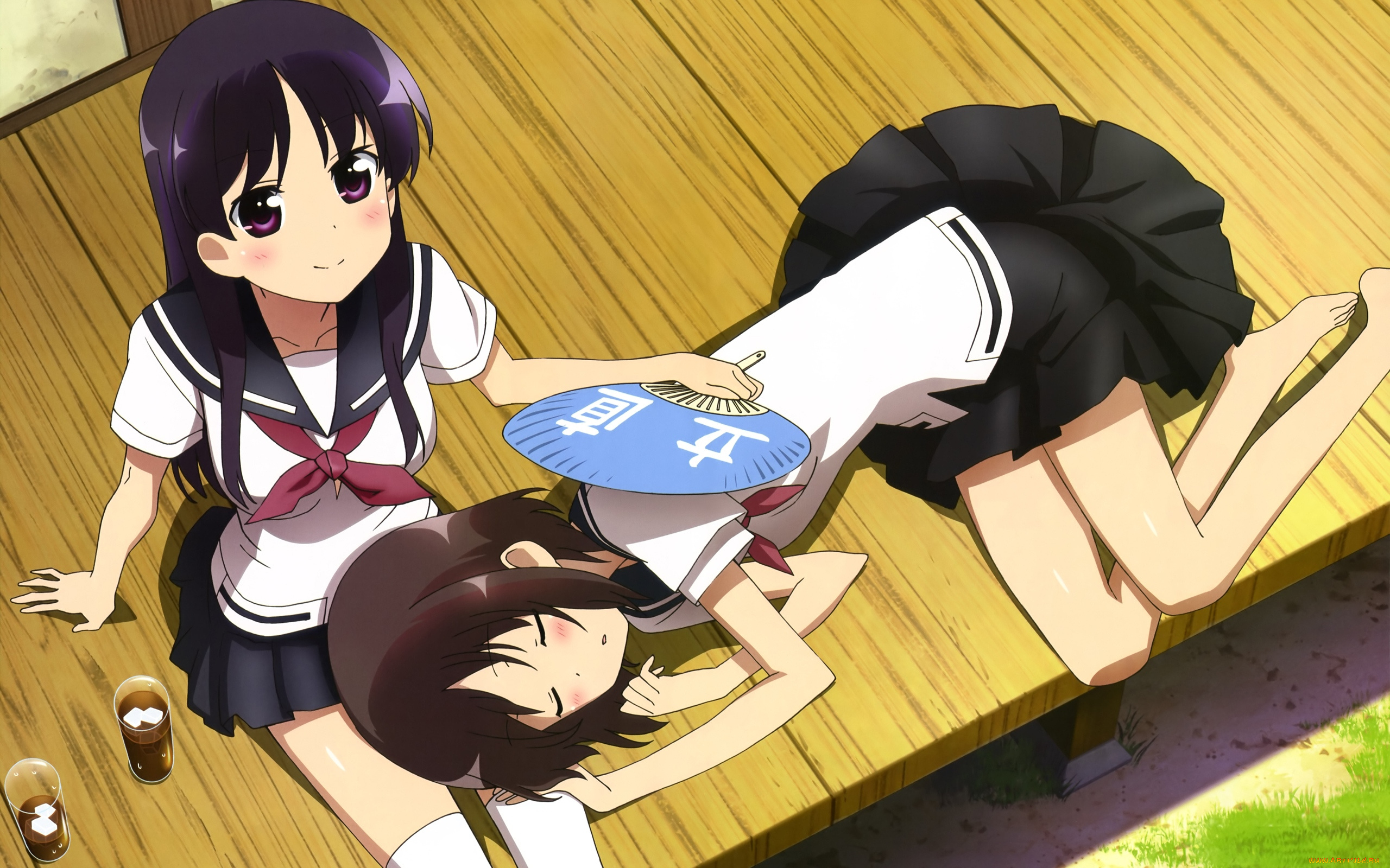 аниме, saki, девушки