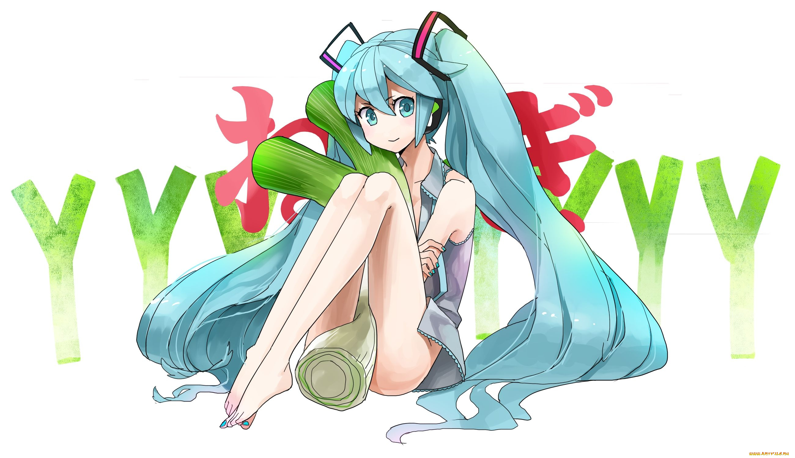 аниме, vocaloid, девушка