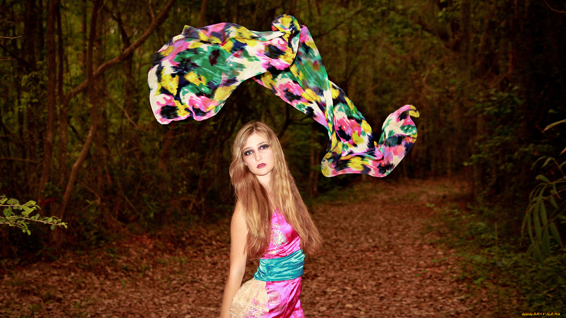 -Unsort, Креатив, девушки, unsort, креатив, лес