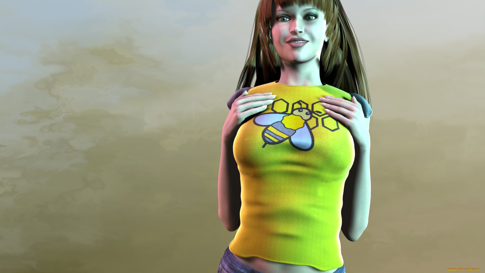 3д, графика, people, люди, девушка