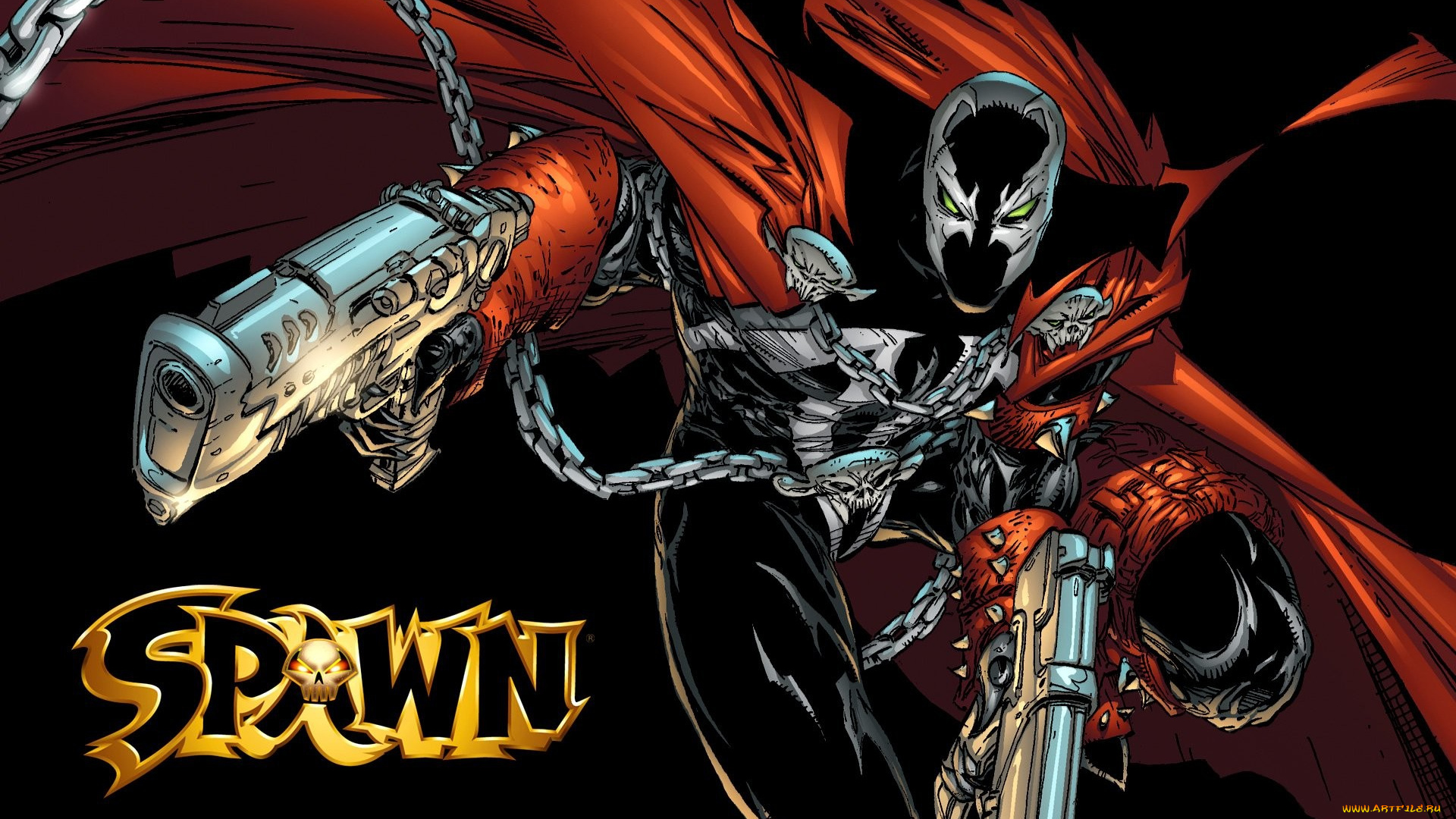 spawn, рисованные, комиксы, снаун, комикс, персонажи