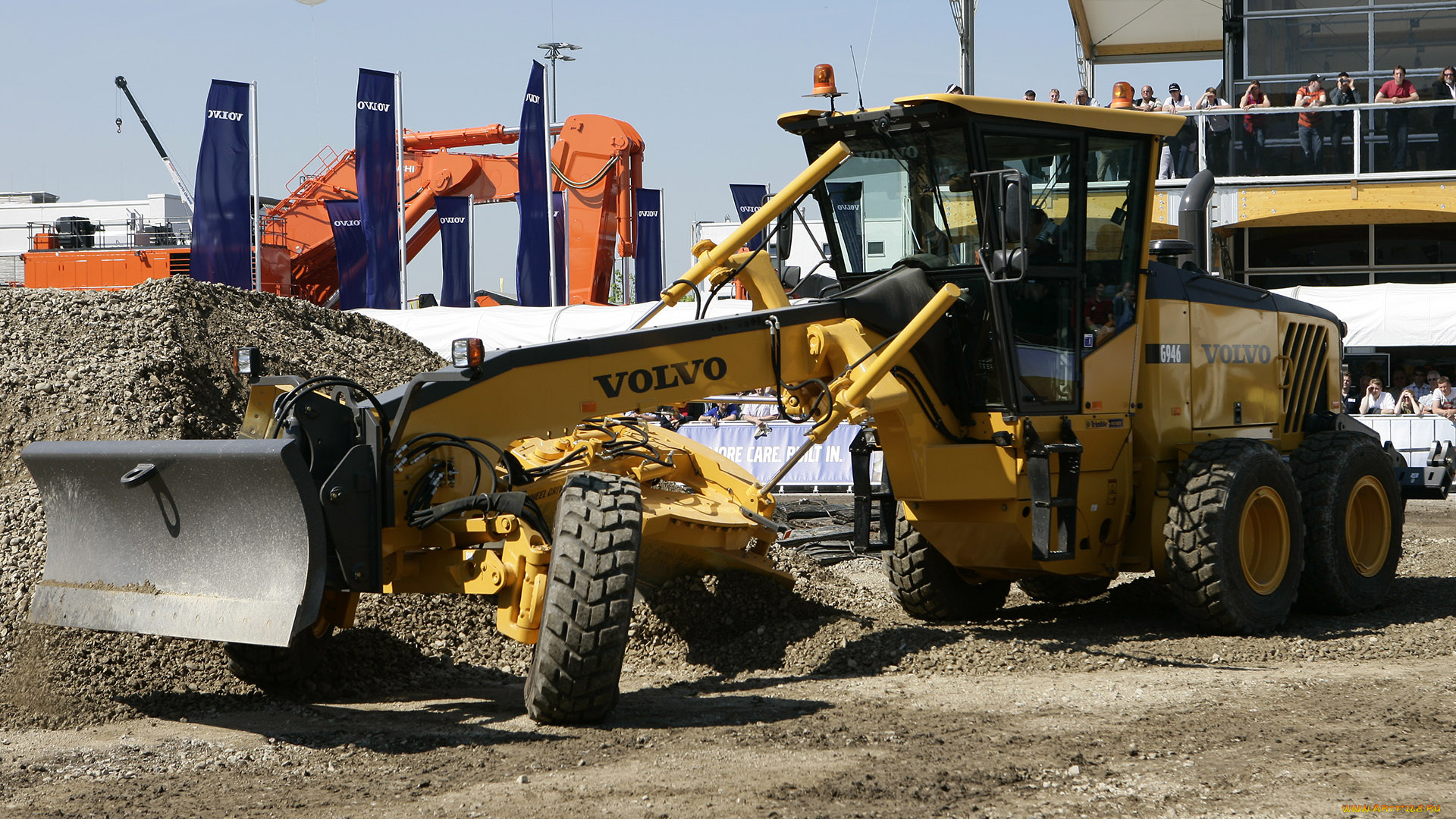 volvo, g946, техника, грейдеры, грейдер