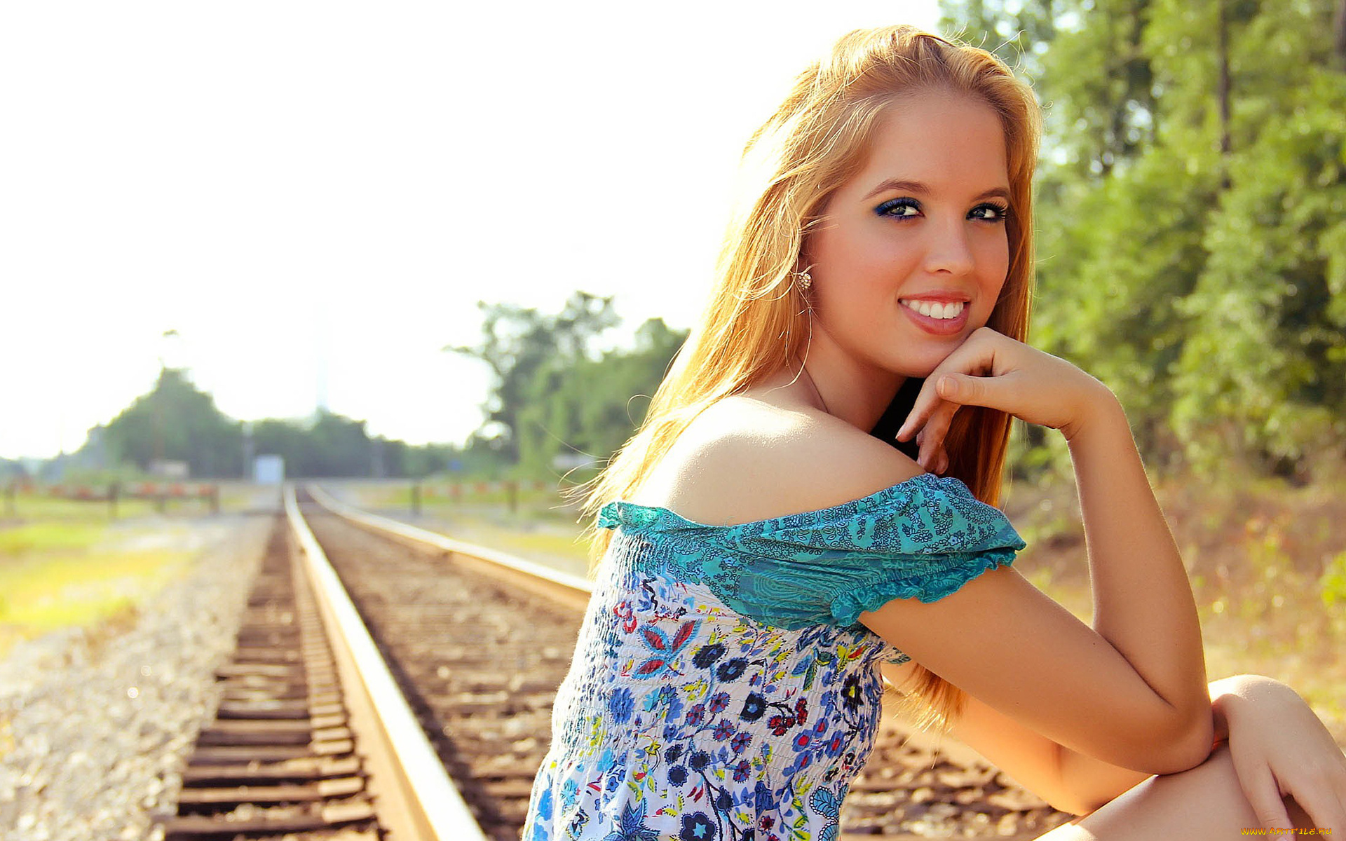 -Unsort, Блондинки, девушки, unsort, блондинки, рельсы