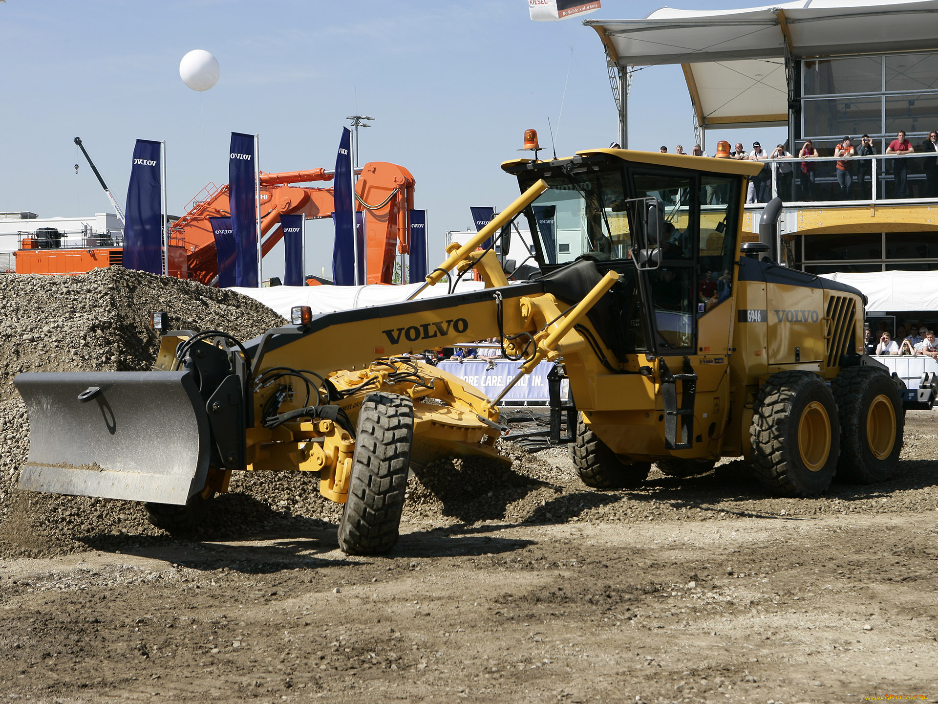 volvo, g946, техника, грейдеры, грейдер