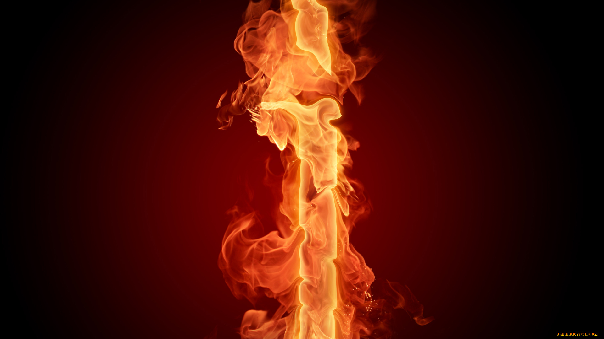 3д, графика, -другое, фон, огонь, буква